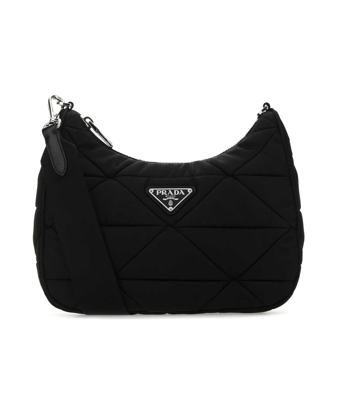 Prada Black Re-nylon Crossbody Bag - Black トートバッグ