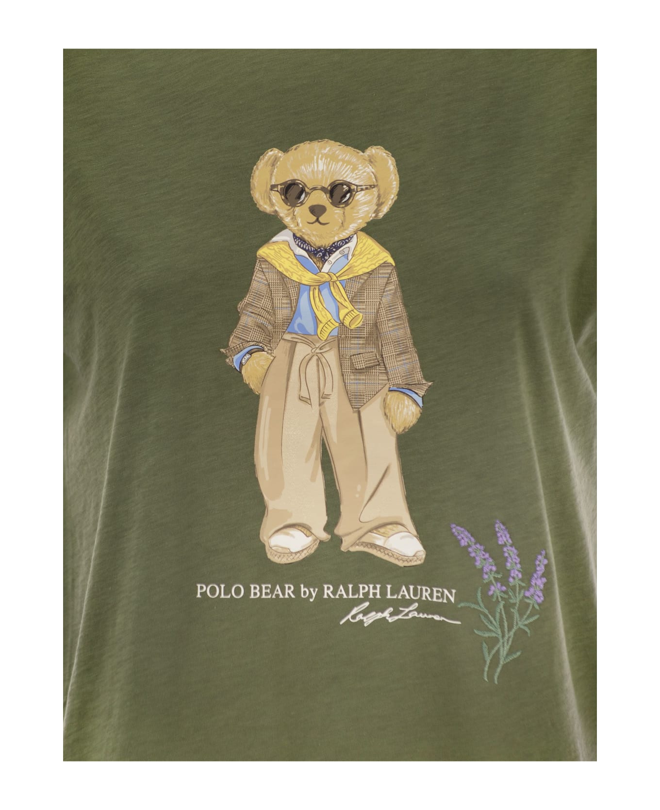 Polo Ralph Lauren Printed Cotton T-shirt - green Tシャツ