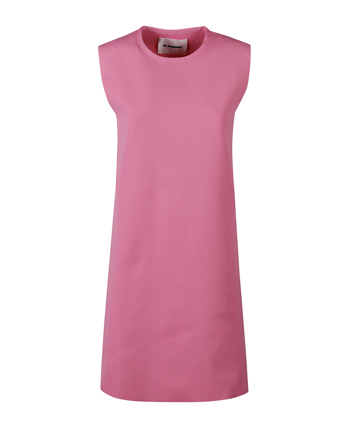 Jil Sander Crewneck Sleeve Dress - Pink