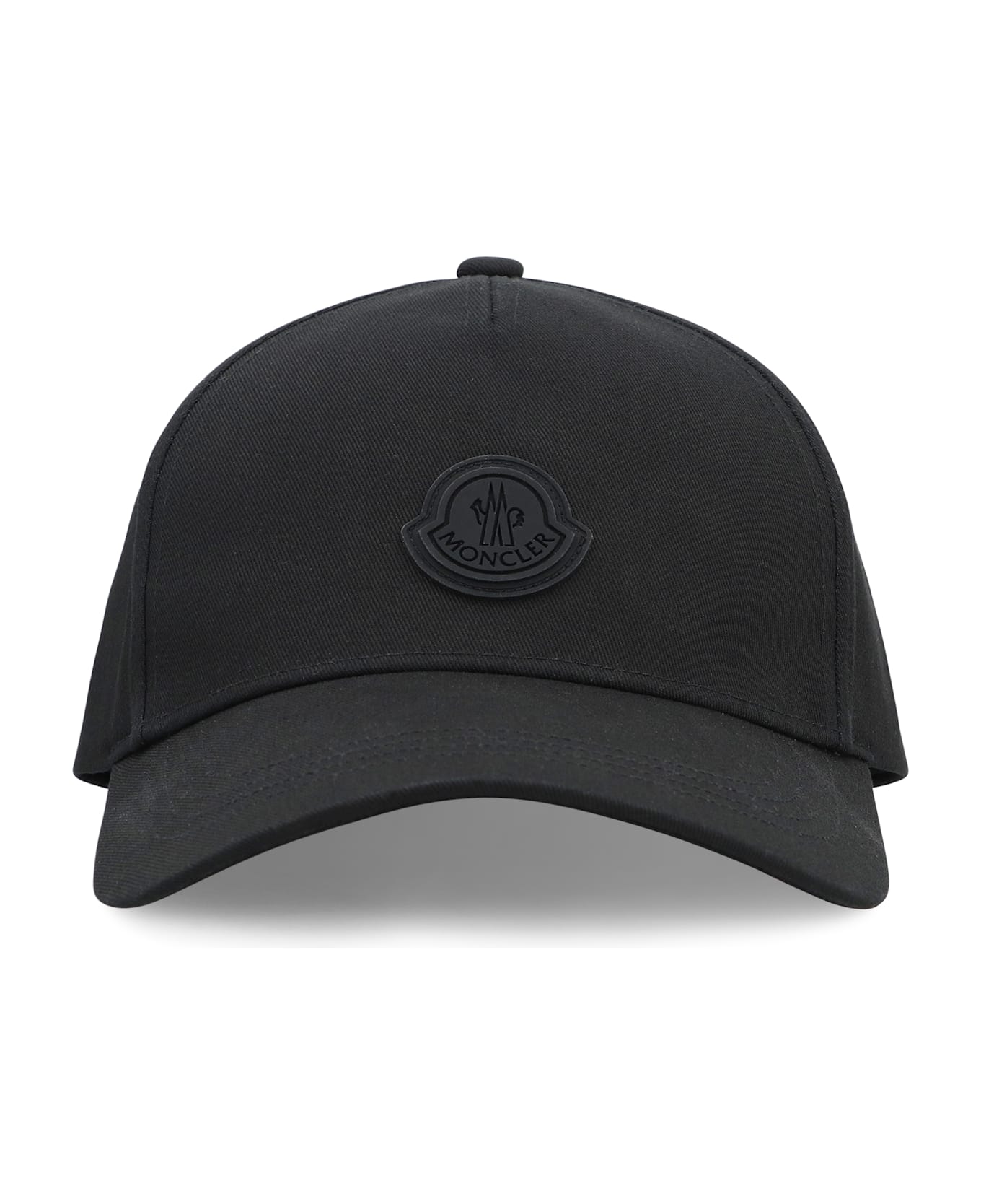 Moncler Logo Baseball Cap - black