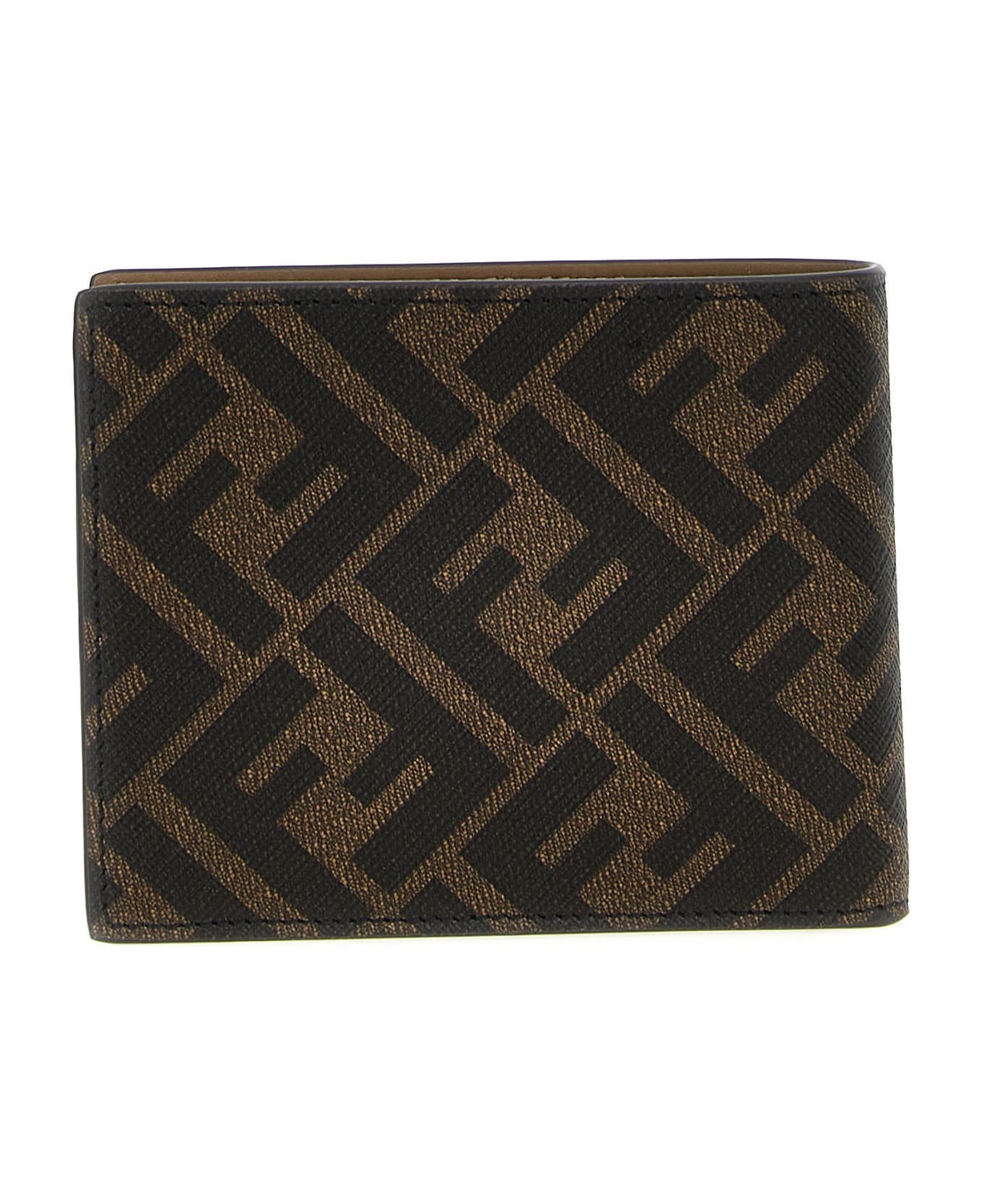 Fendi 'diagonal' Wallet - Brown