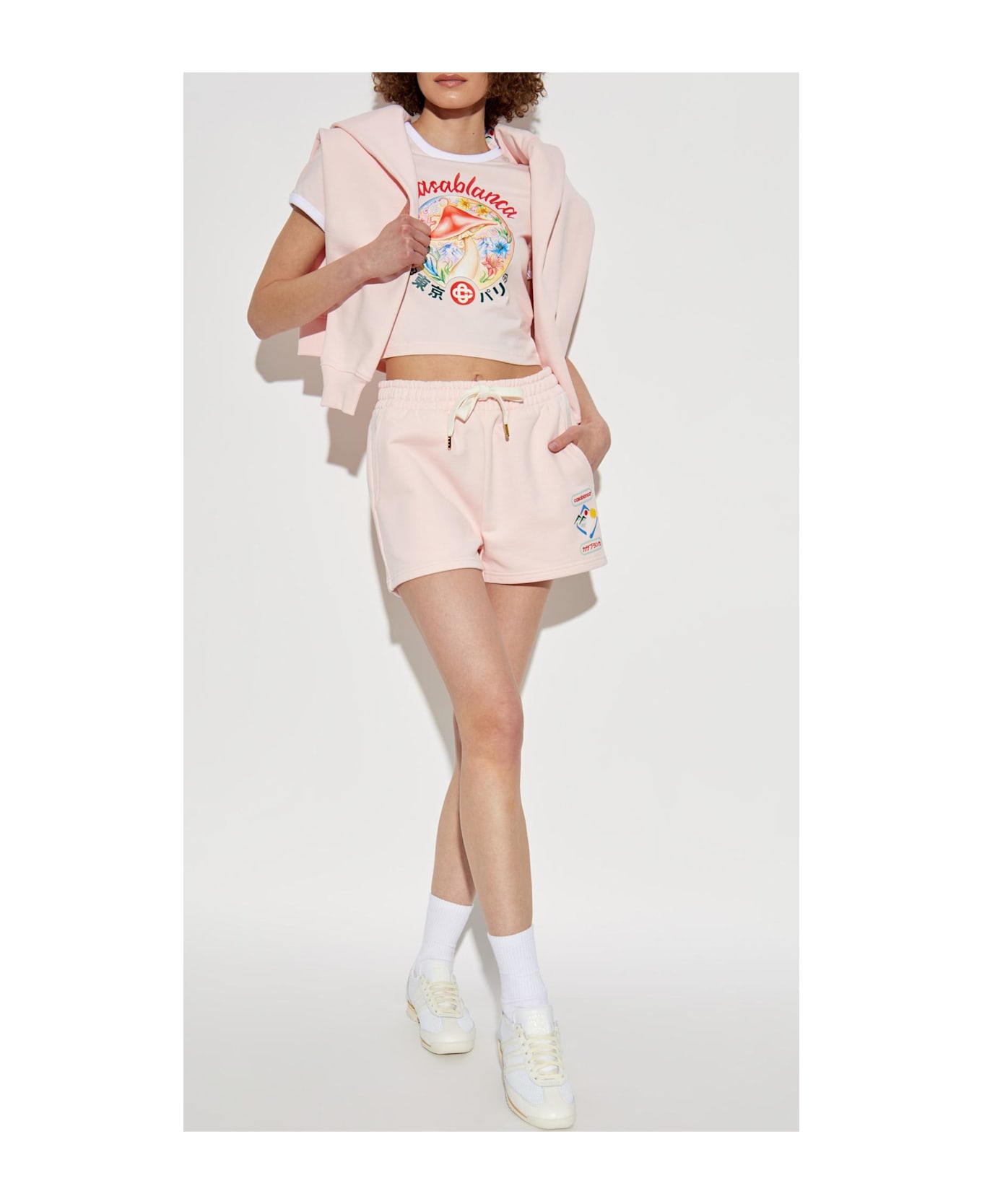Casablanca Logo Shorts - PINK