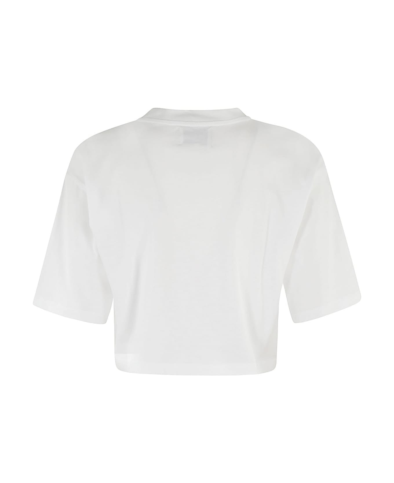 Loulou Studio Cropped Tshirt - White Tシャツ