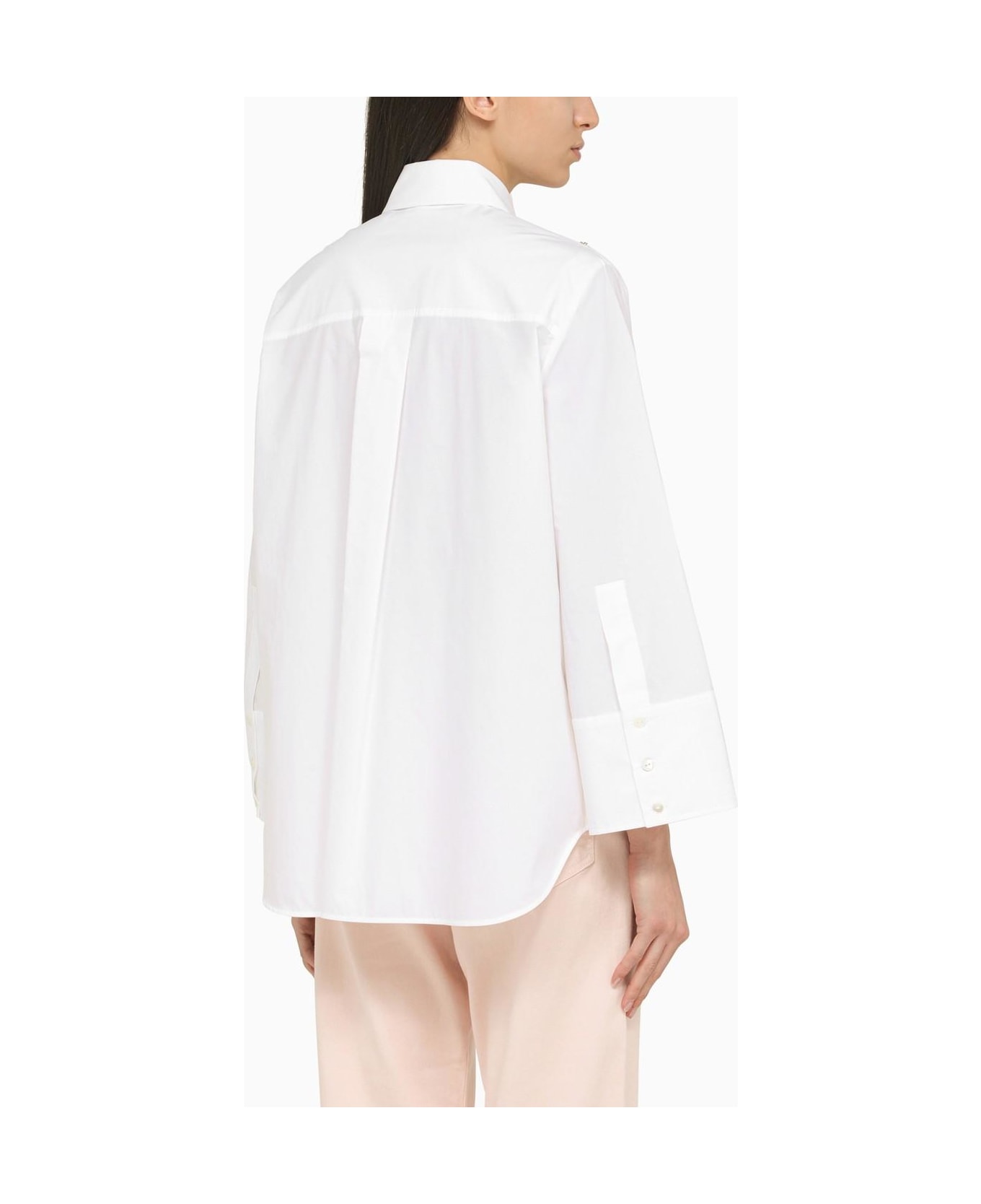 Parosh Embellished Shirt - White