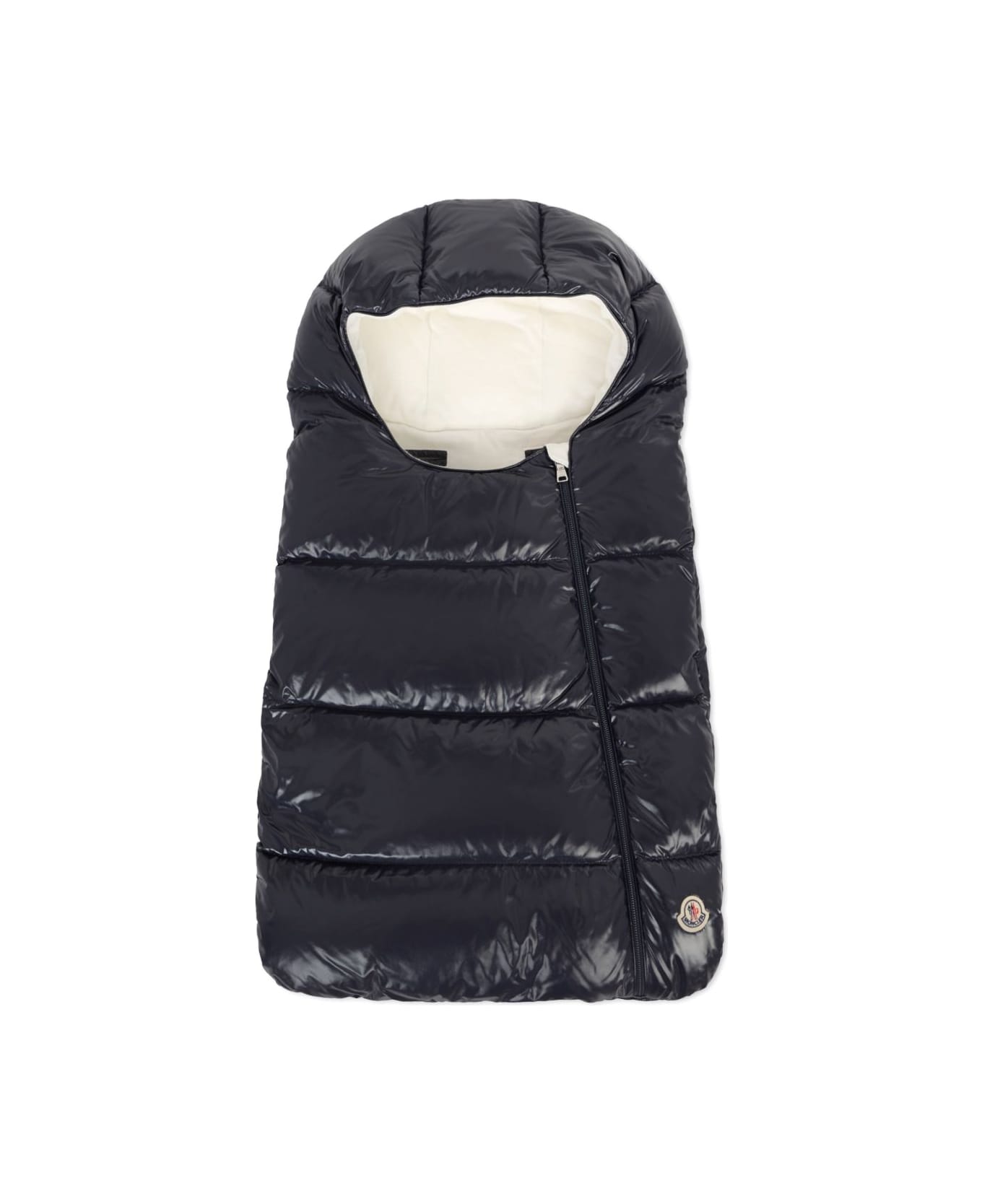 Moncler Enfant Quilted Sleeping Bag With Hood - Blue