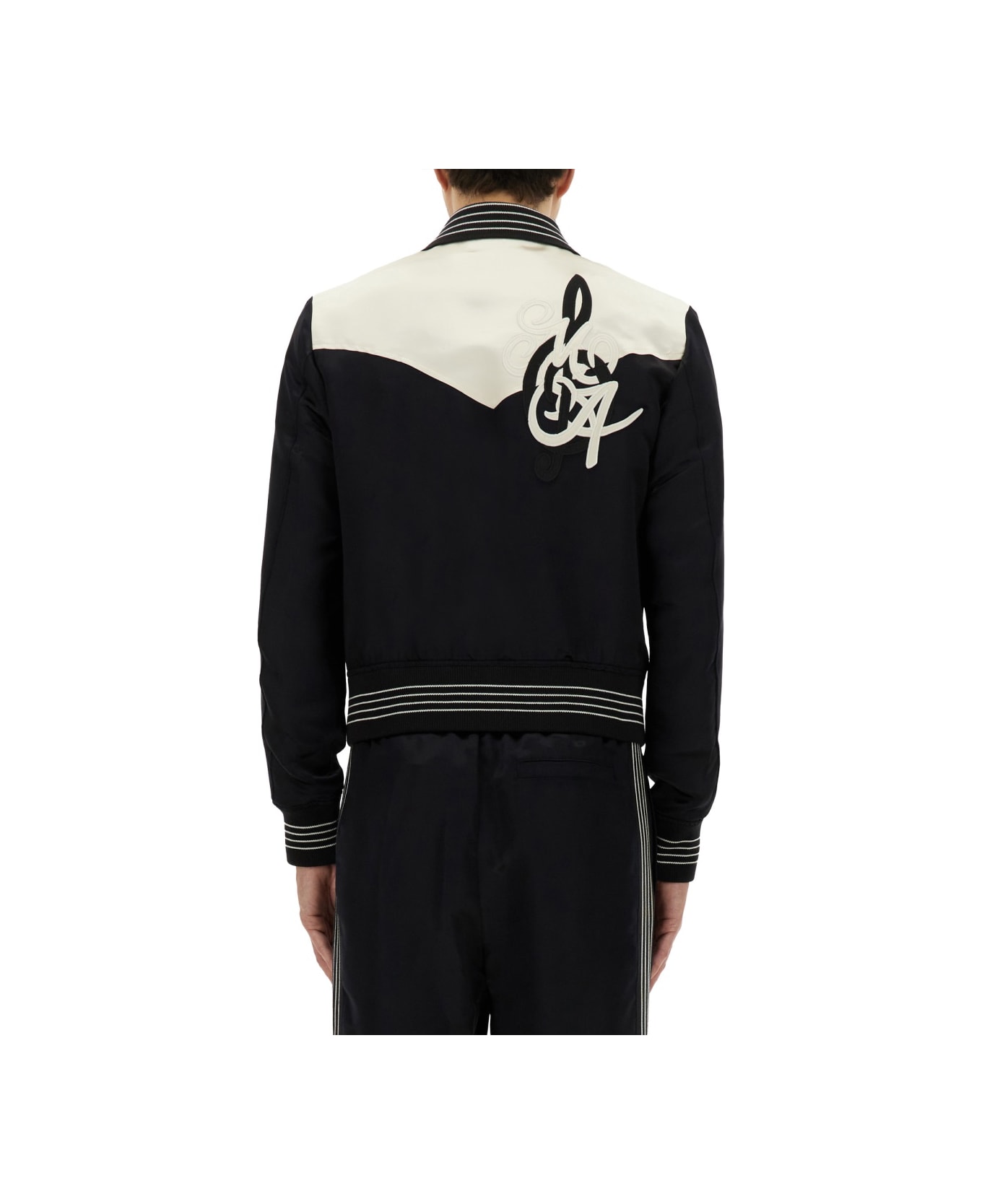 AMIRI Jacket With Embroidery - BLACK