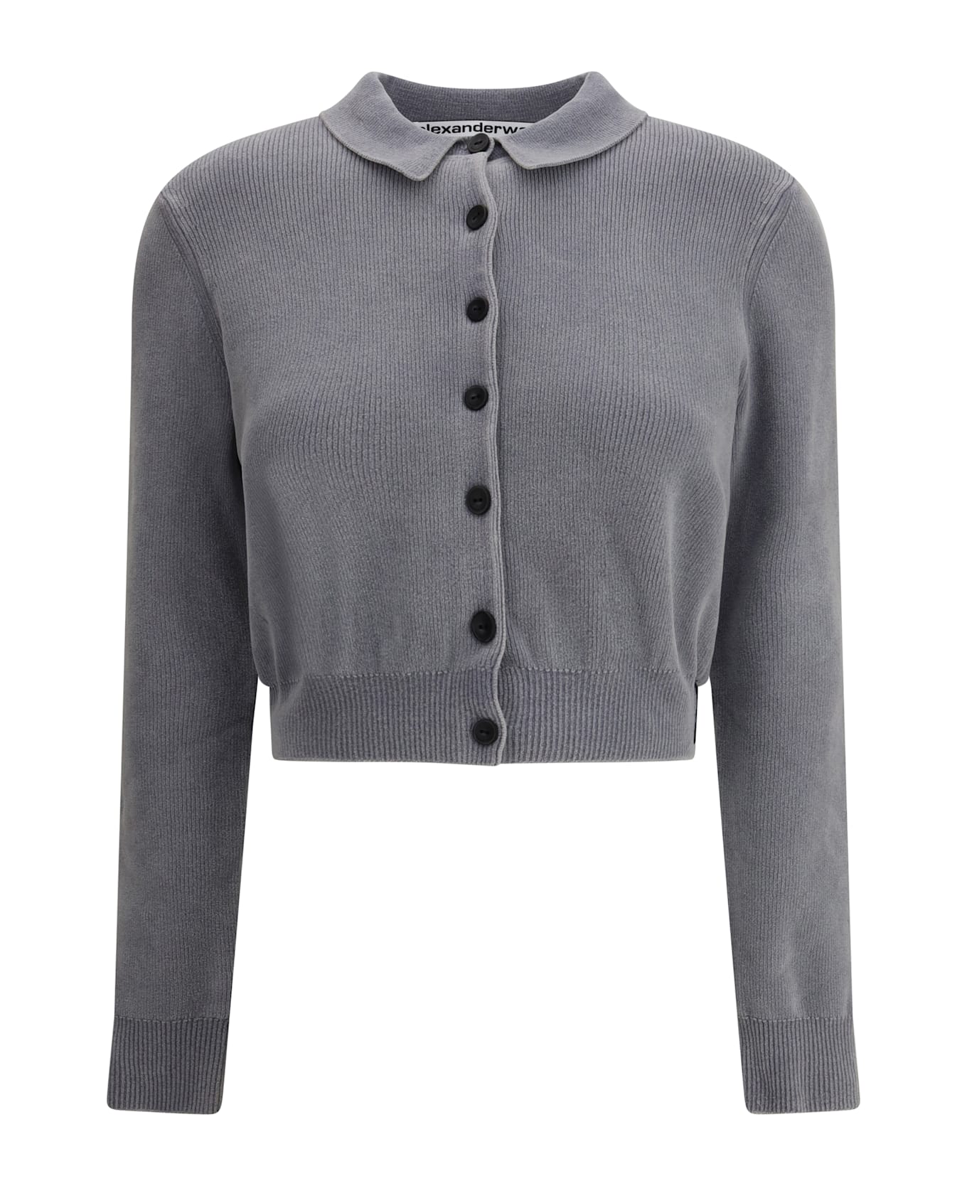 Alexander Wang Polo Cardigan Crop