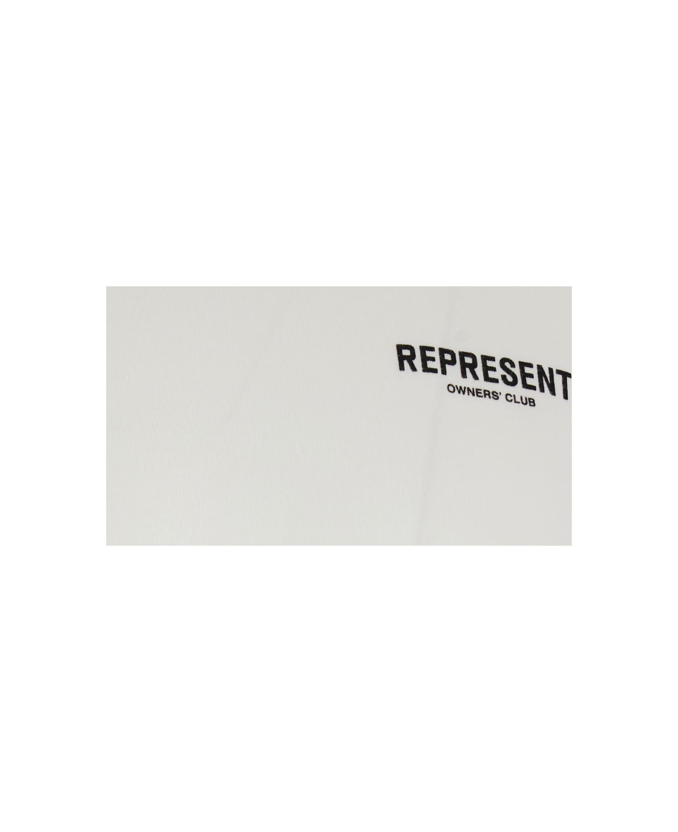 REPRESENT White T-shirt With Logo On The Front And Maxi Logo On The Back In Cotton Man - White