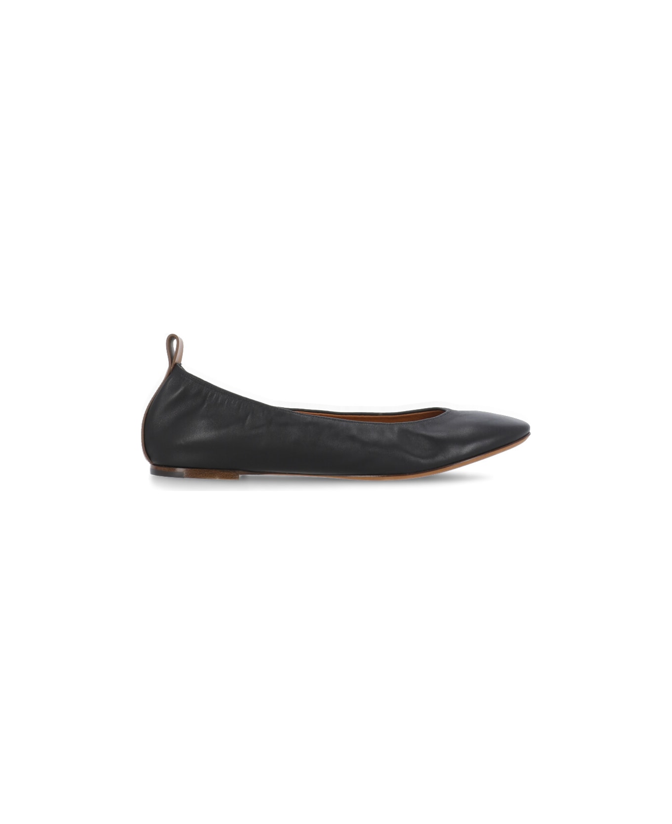 Lanvin Leather Ballet Shoes - Black フラットシューズ