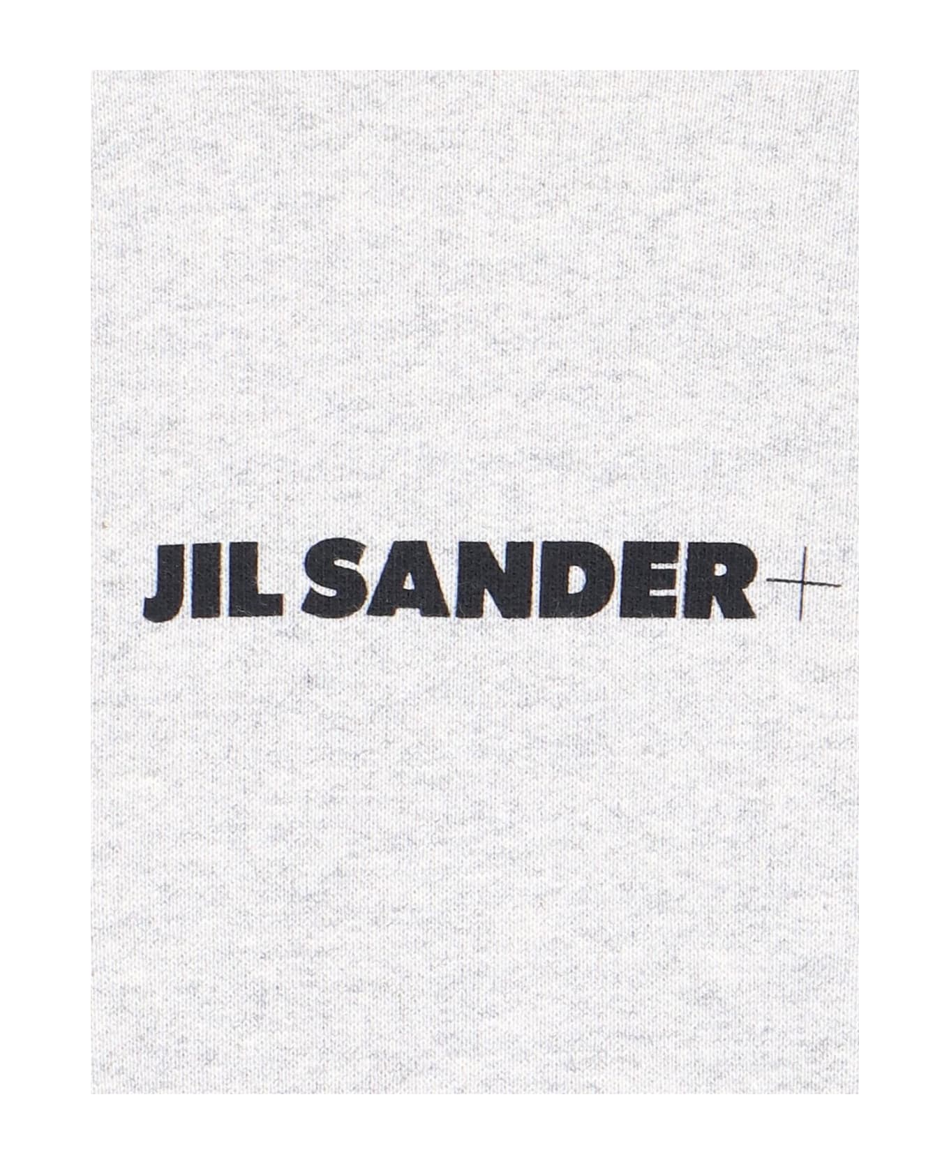Jil Sander Logo Hoodie - GREY