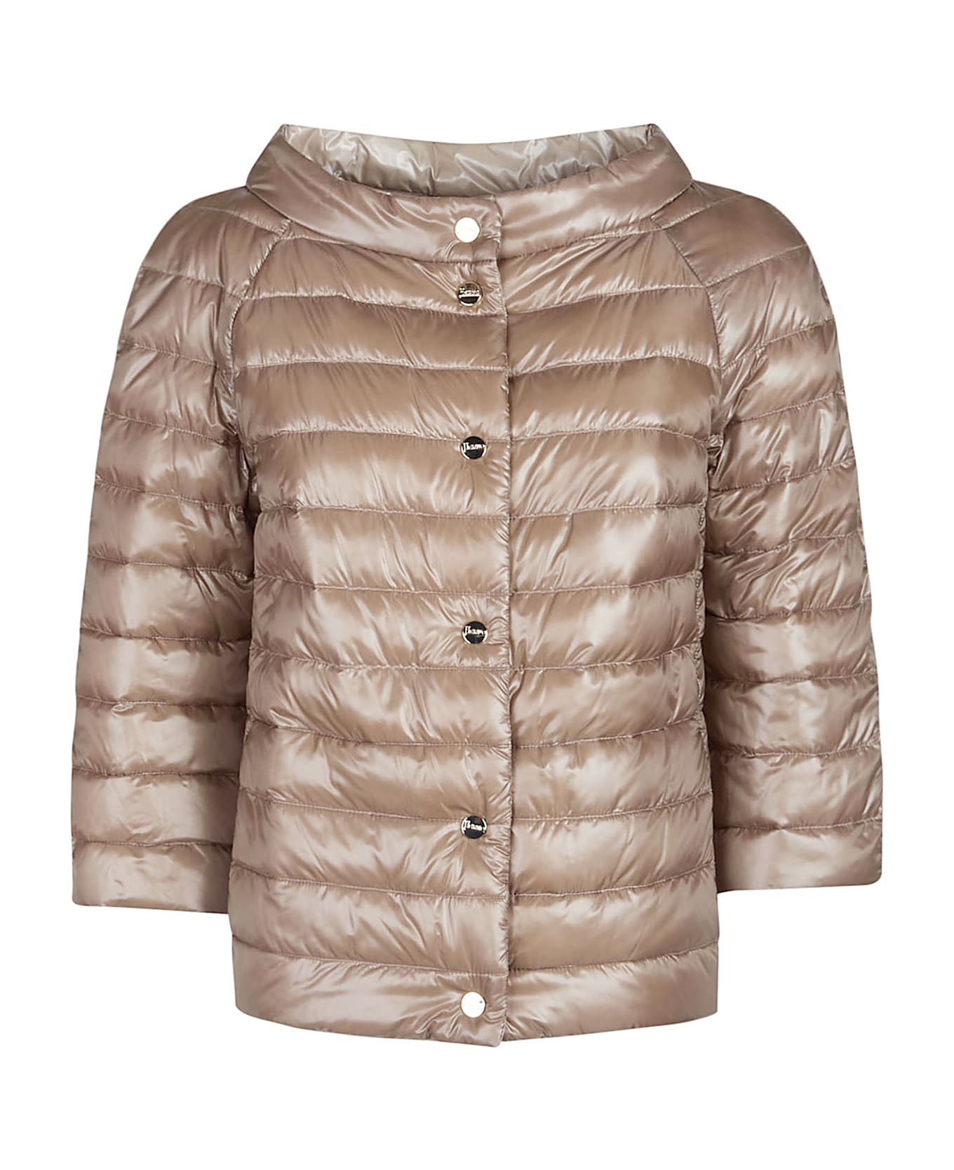 Herno Reversible Cape - Tortora/chantilly