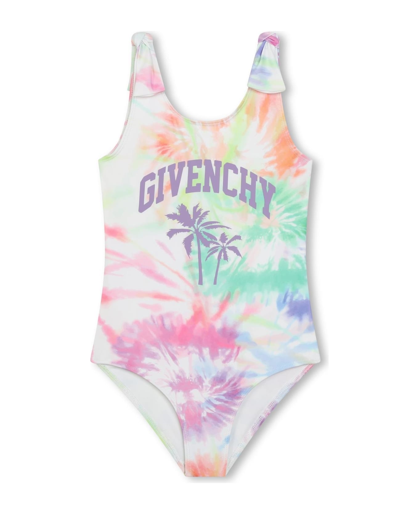 Givenchy One-piece Swimsuit With Tie Dye Pattern - Multicolor