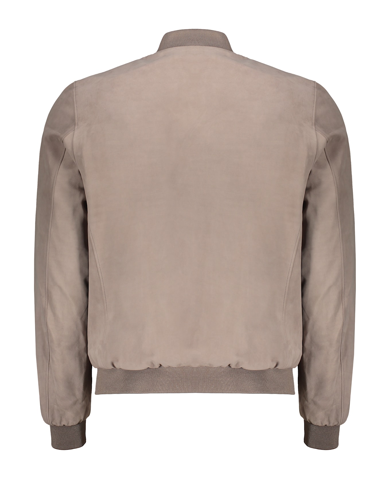 Moorer Leather Jacket - taupe