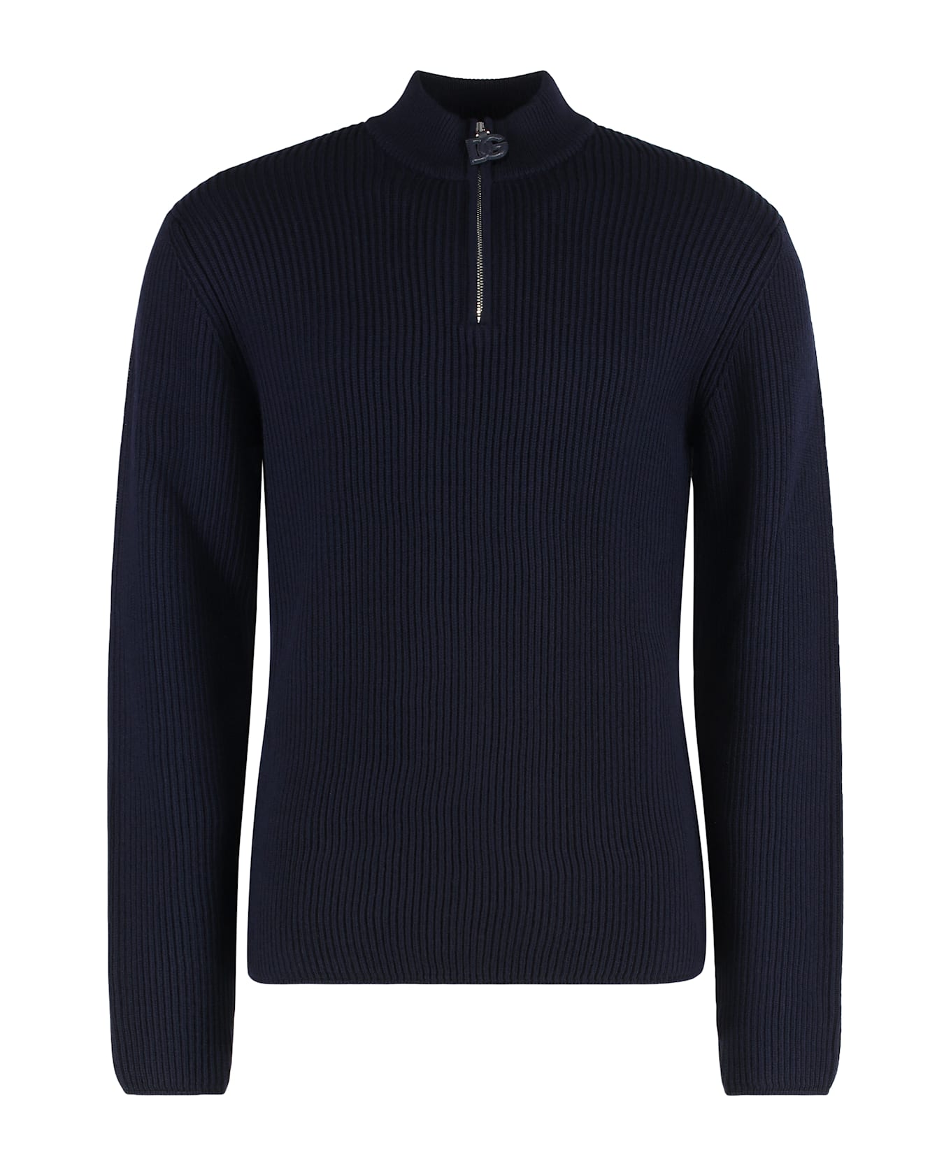 Dolce 
Gabbana Maglione In Lana Vergine In Inglese è 
virgin Wool Sweater
. - Blu