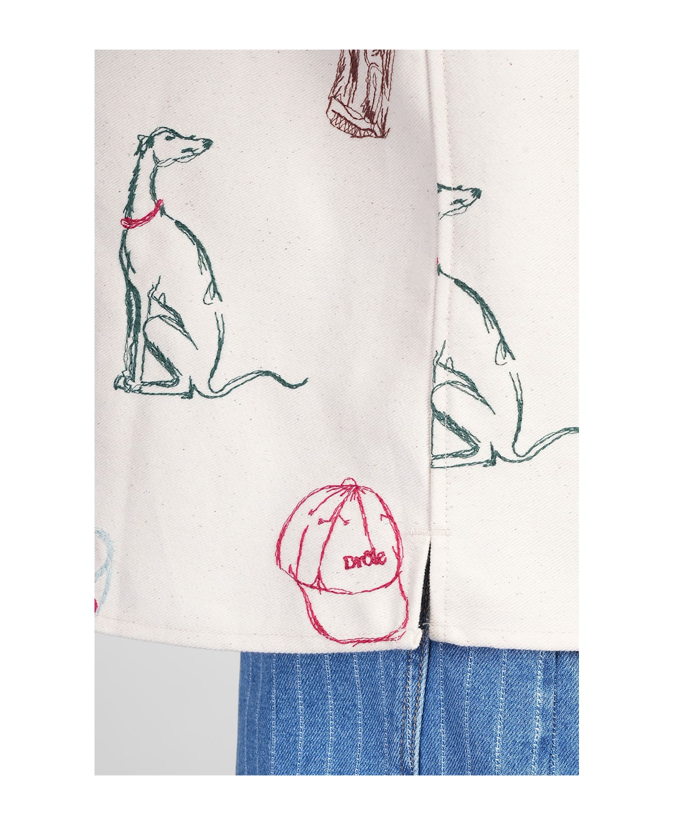 Drôle de Monsieur Shirt In Beige Cotton - beige