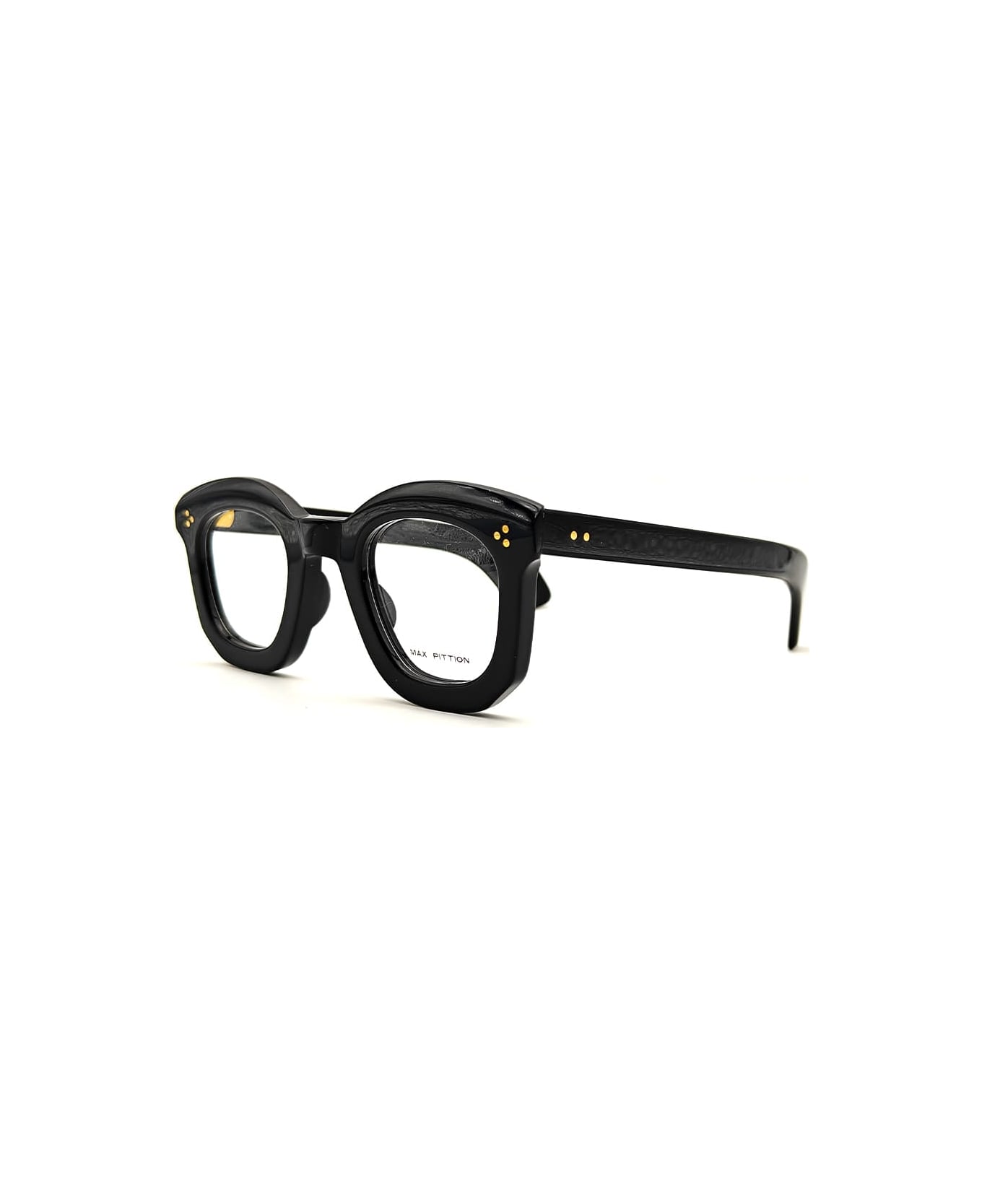 Max Pittion Politician 44 X 28 - Piano Black Rx Glasses - Black
