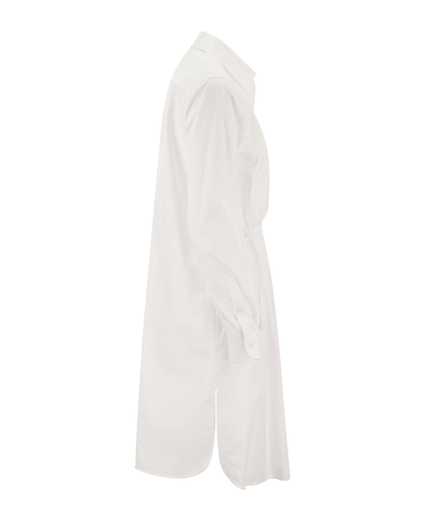 Max Mara Juanita Midi Shirt Dress - White