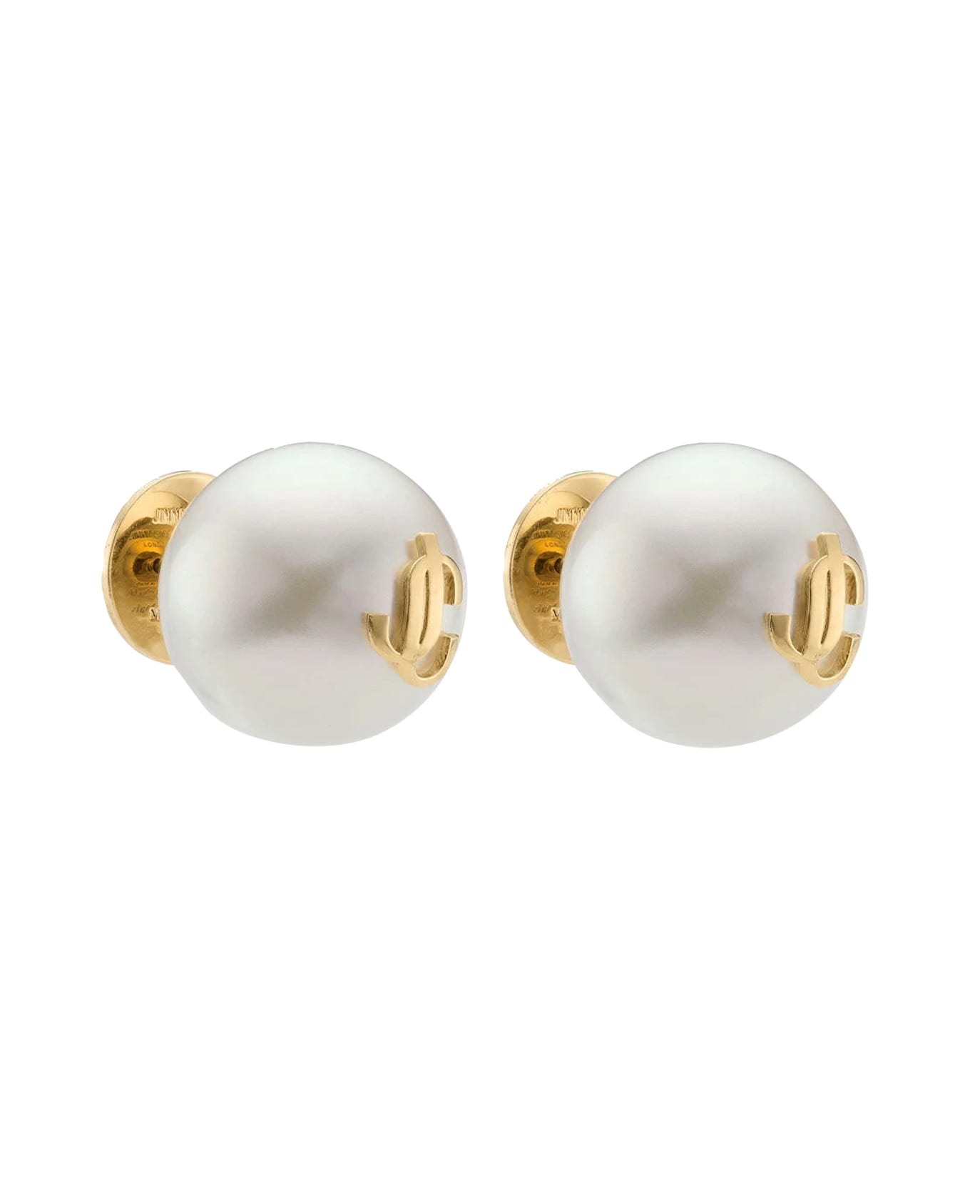 Jimmy Choo Maxi Pearl Studs Earrings - White