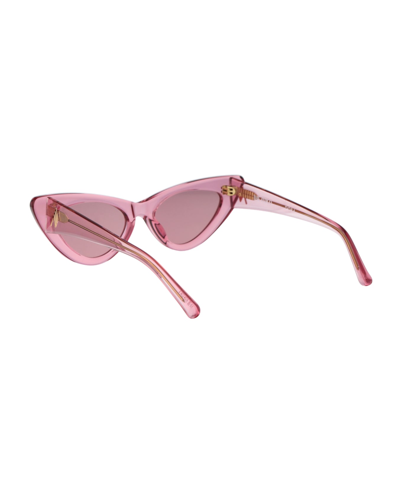 The Attico Dora Sunglasses - POWDERPINK/SILVER/PINK