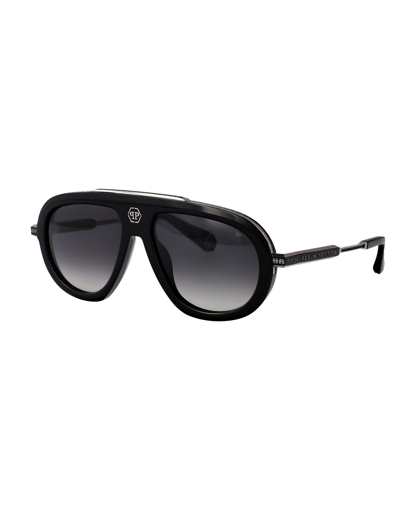 Philipp Plein Legacy Sunglasses - NERO LUCIDO
