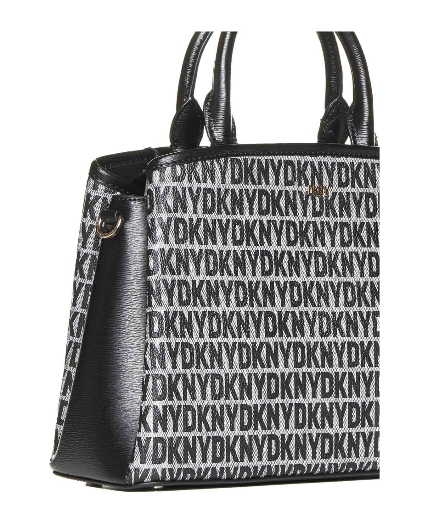 DKNY Tote - Black logo/black トートバッグ