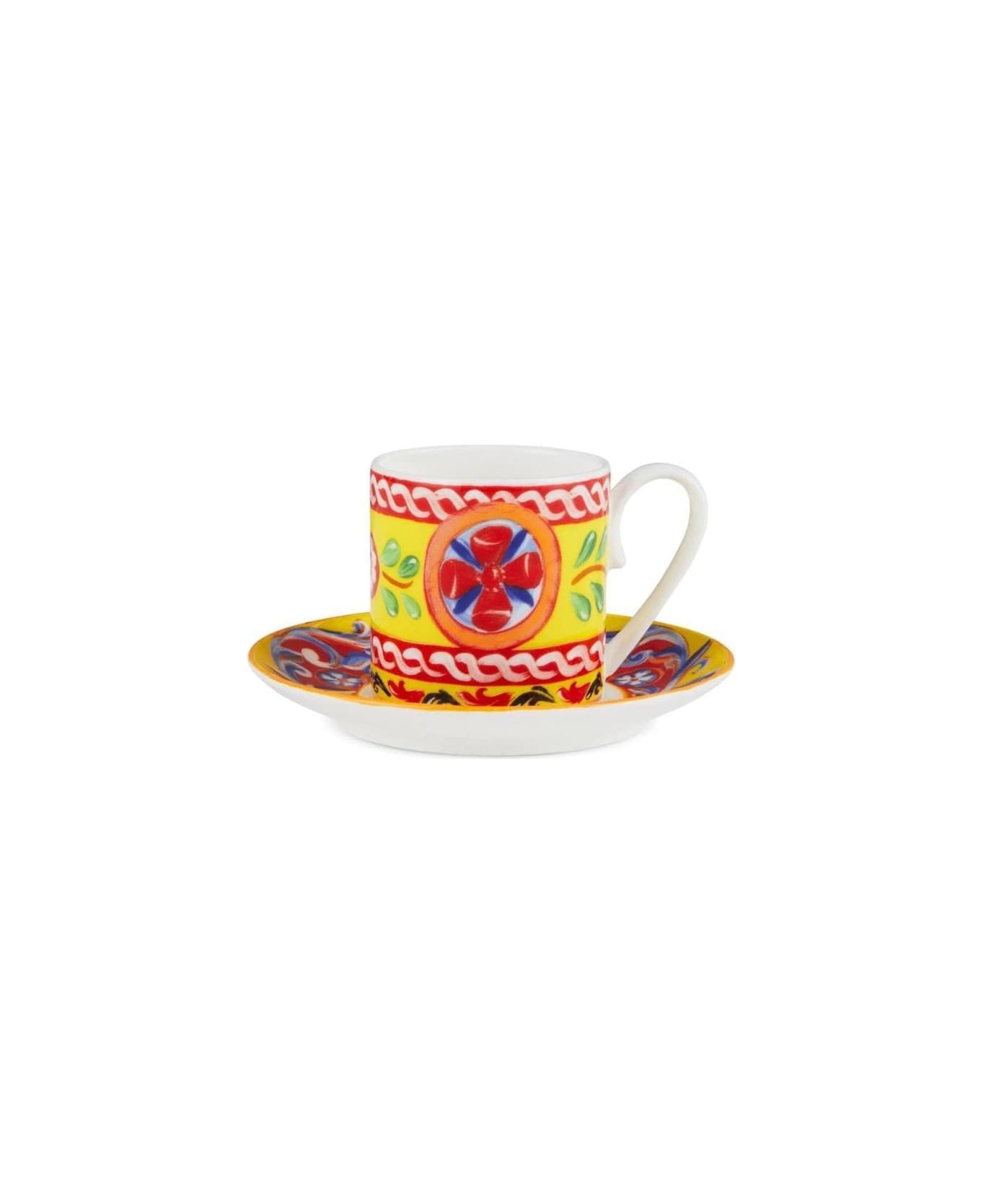 Dolce & Gabbana Coffee Cup And Saucer - Multicolor