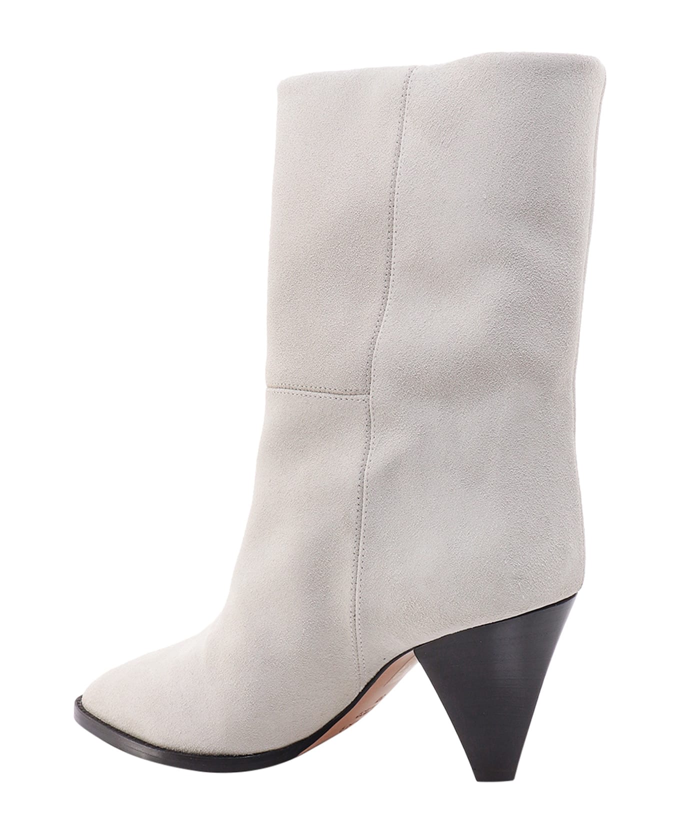 Isabel Marant Rouxa High Heels Ankle Boots - White