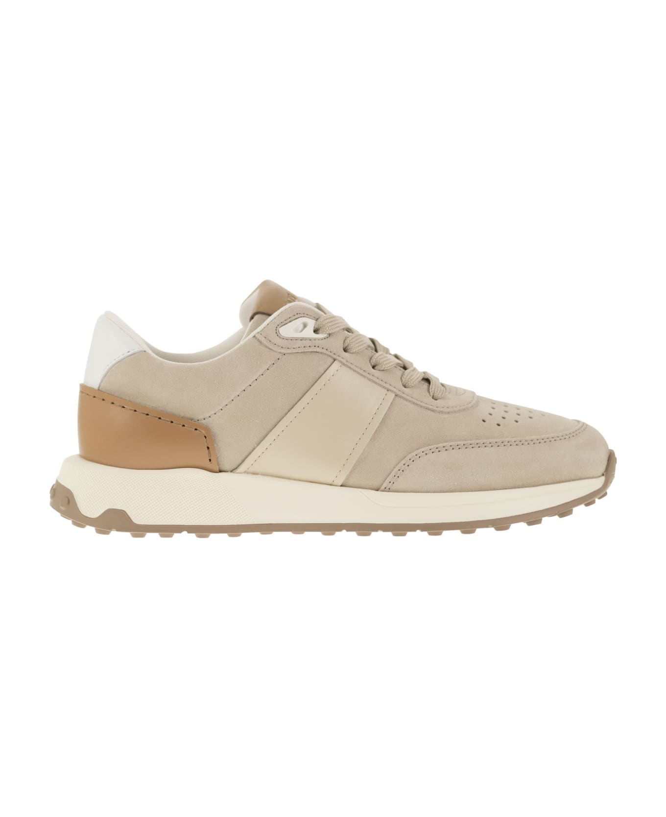 Tod's Suede Leather Sneakers - Sand