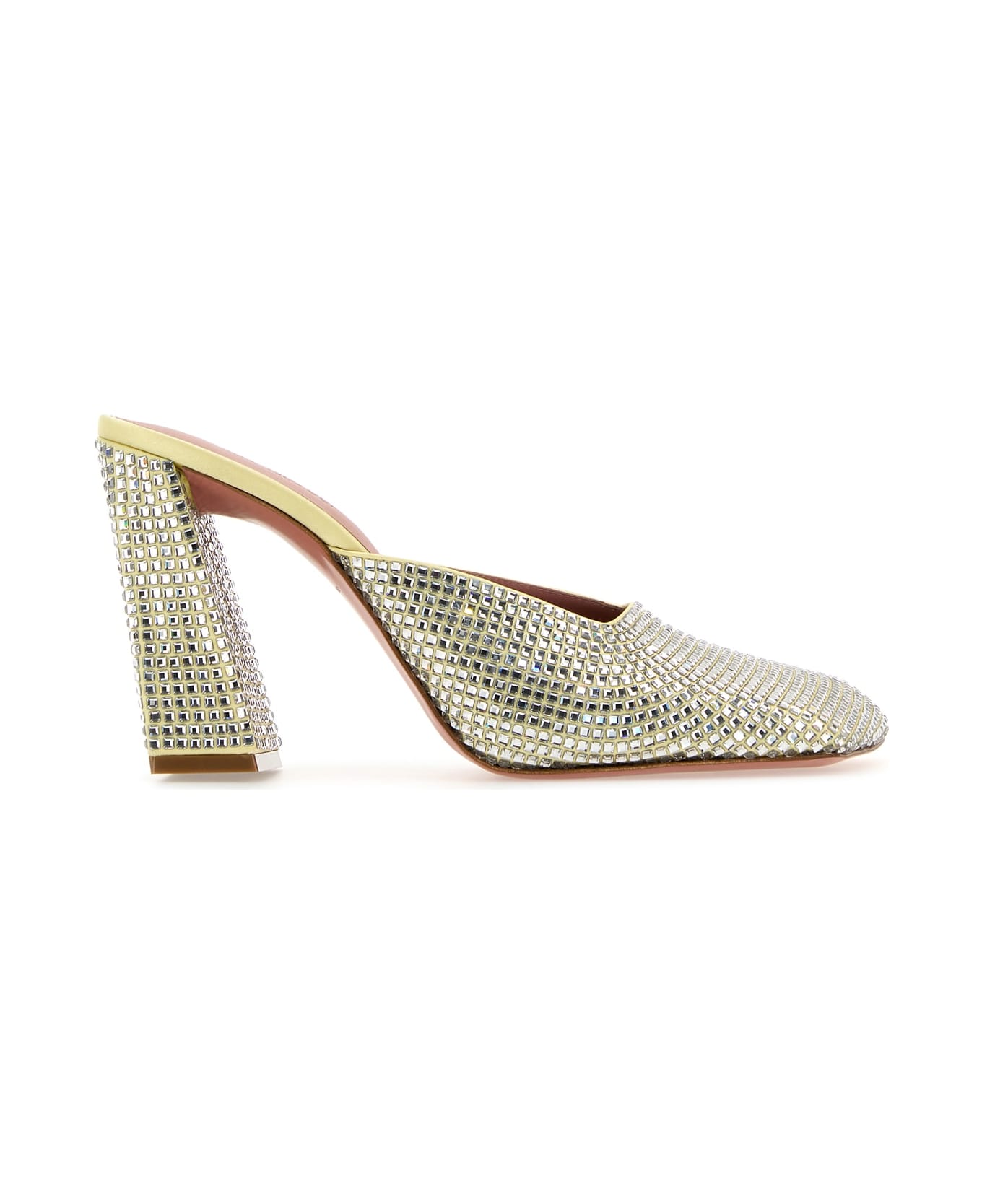 Amina Muaddi Charlotte Crystal Mule - BUTWHICRY