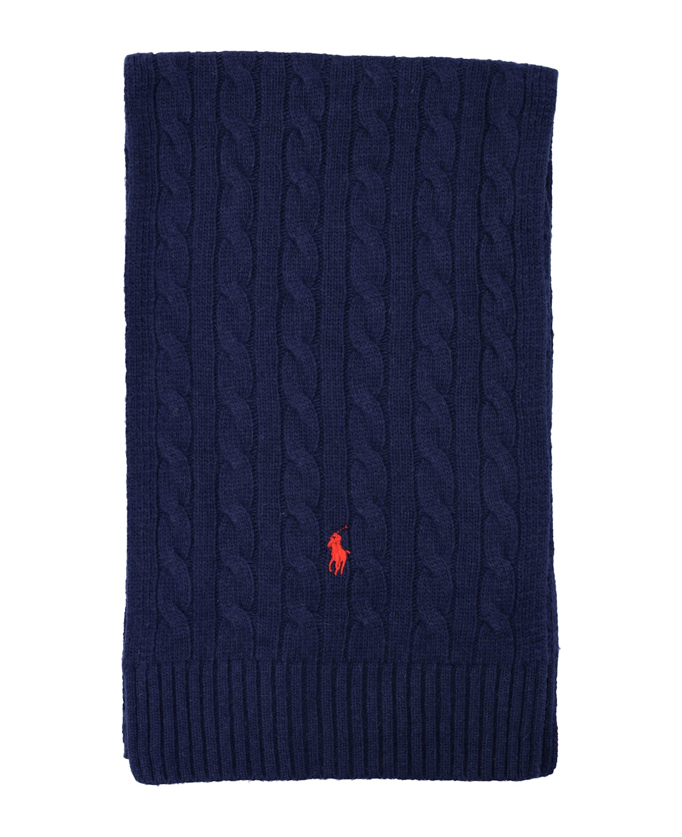 Polo Ralph Lauren Cable Knit Scarf - NAVY