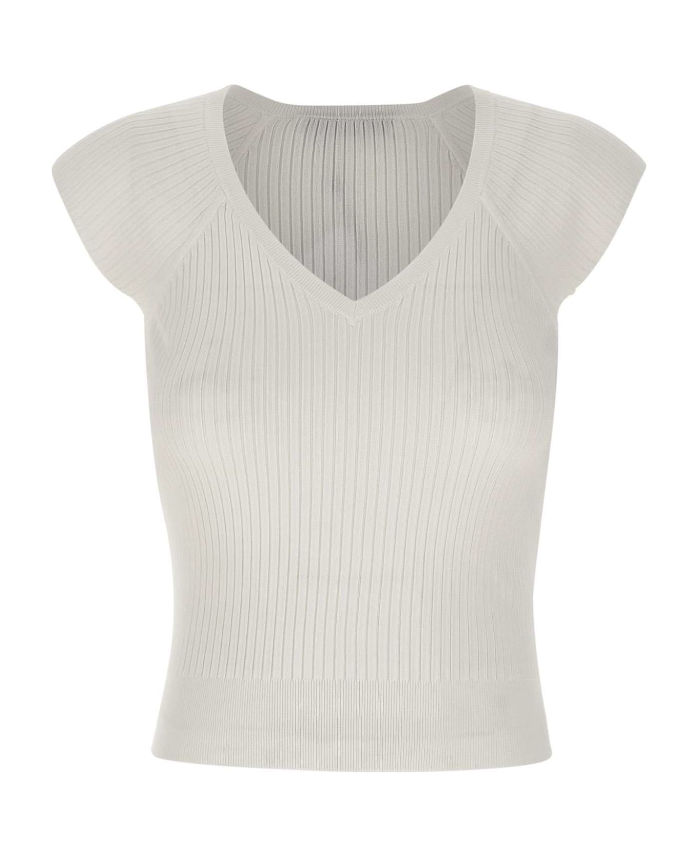 IRO "theanne"viscose T-shirt - WHITE