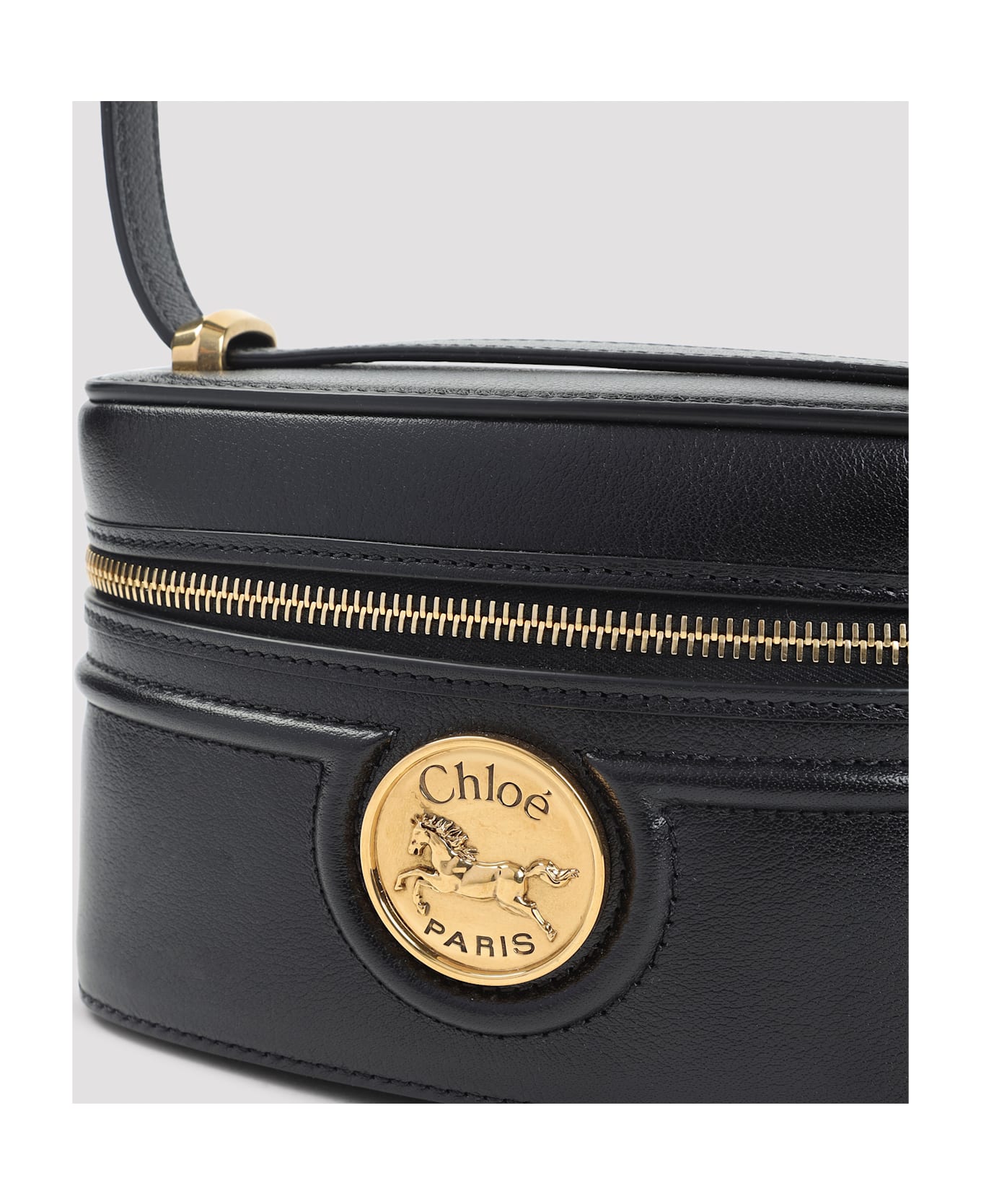 Chloé Horse Medal Shoulder Bag - Black ショルダーバッグ