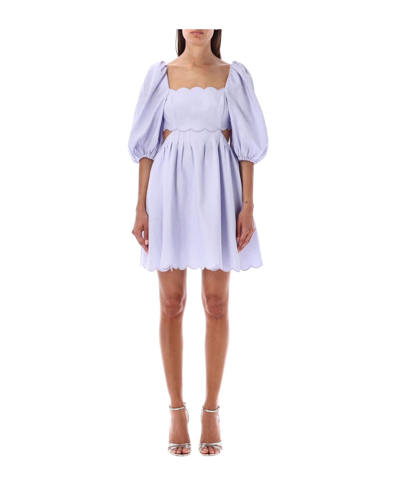 Zimmermann Halliday Solid Mini Dress - LILLA ワンピース＆ドレス