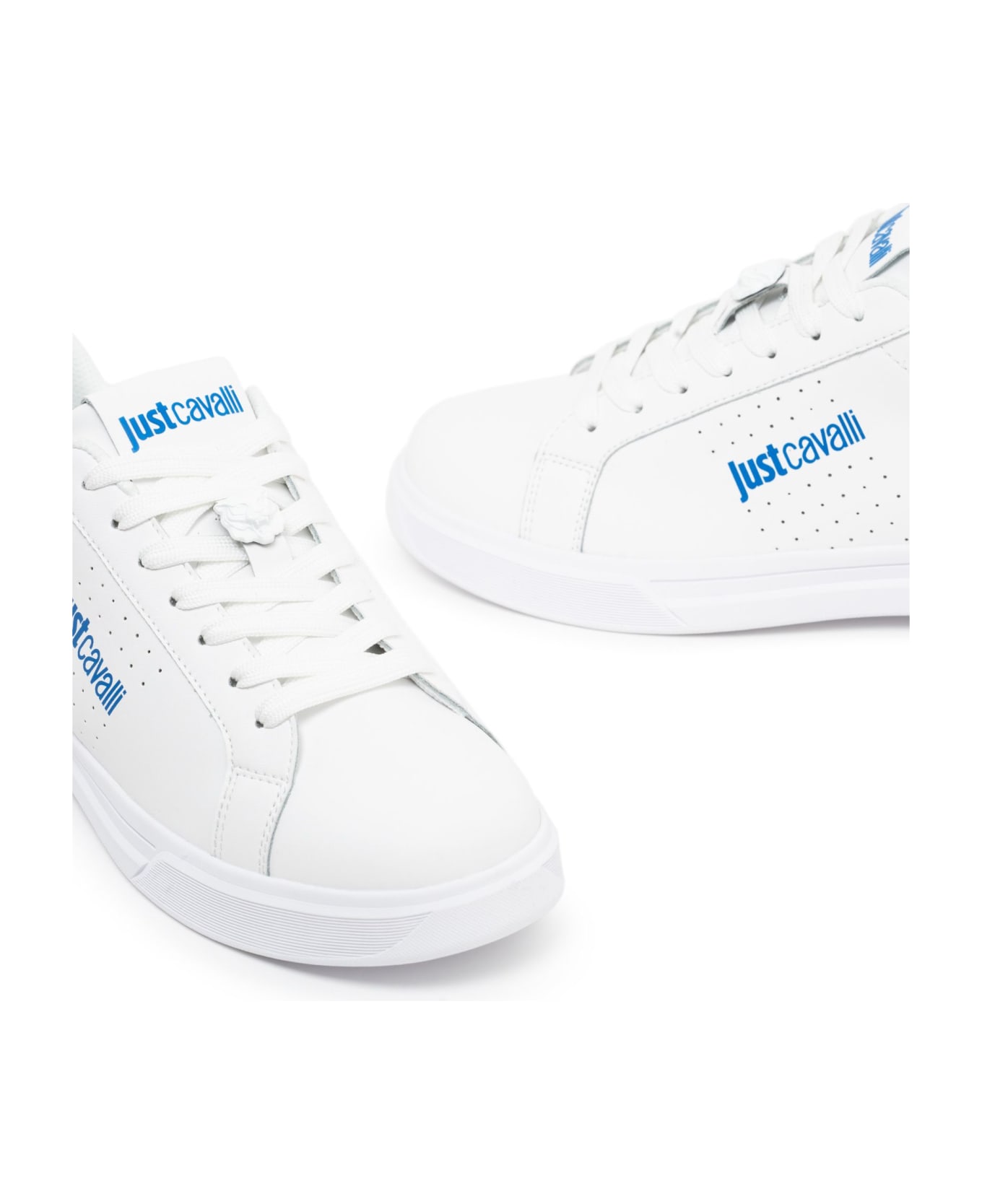 Just Cavalli Men's White Sneakers - White