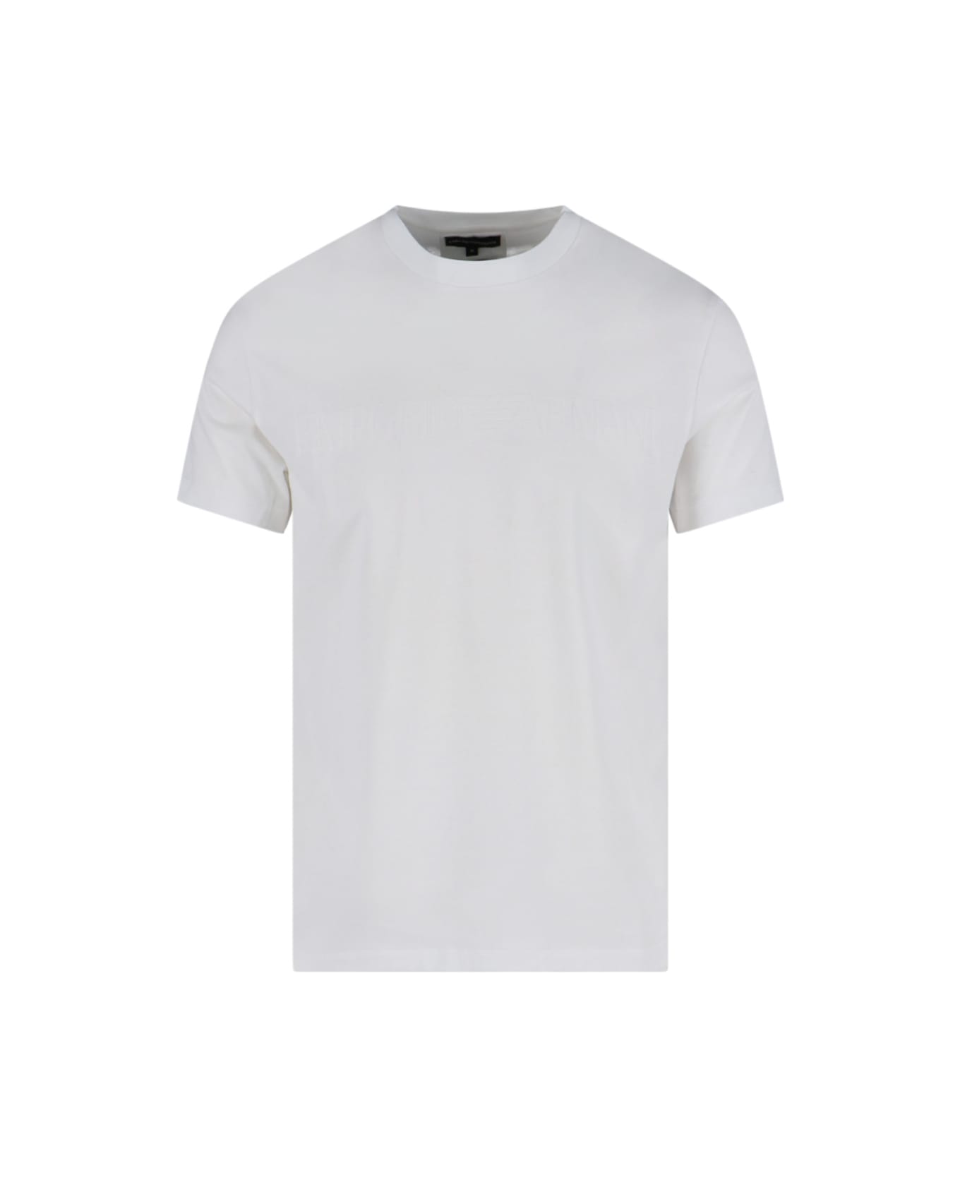 Emporio Armani Logo T-shirt - White シャツ