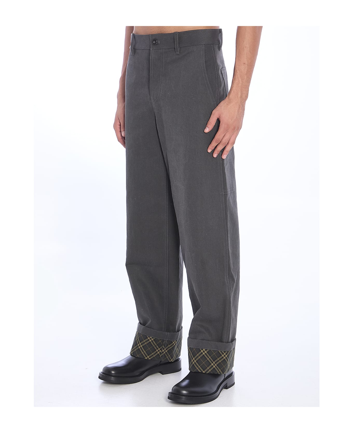 Burberry Carpenter Trousers - CHARCOAL