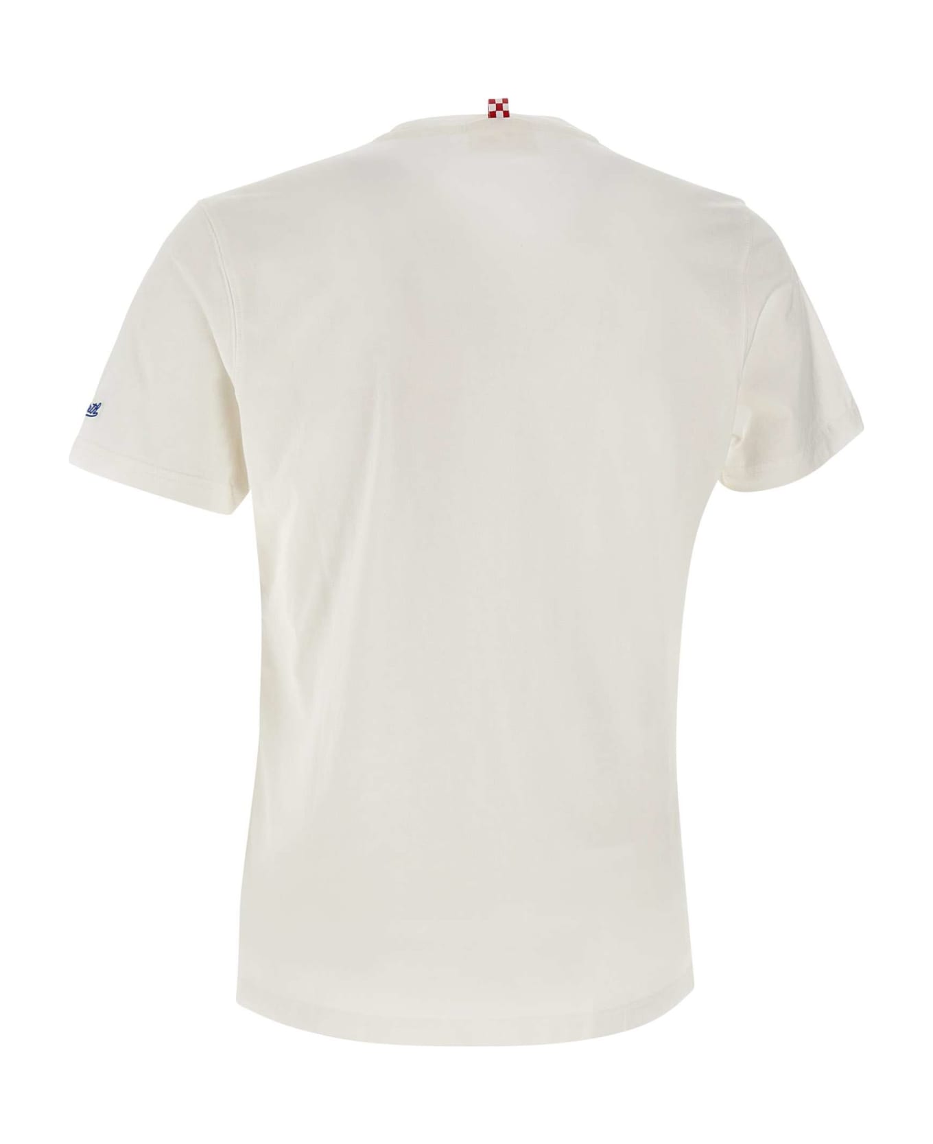 MC2 Saint Barth "six Pack" Cotton T-shirt - WHITE