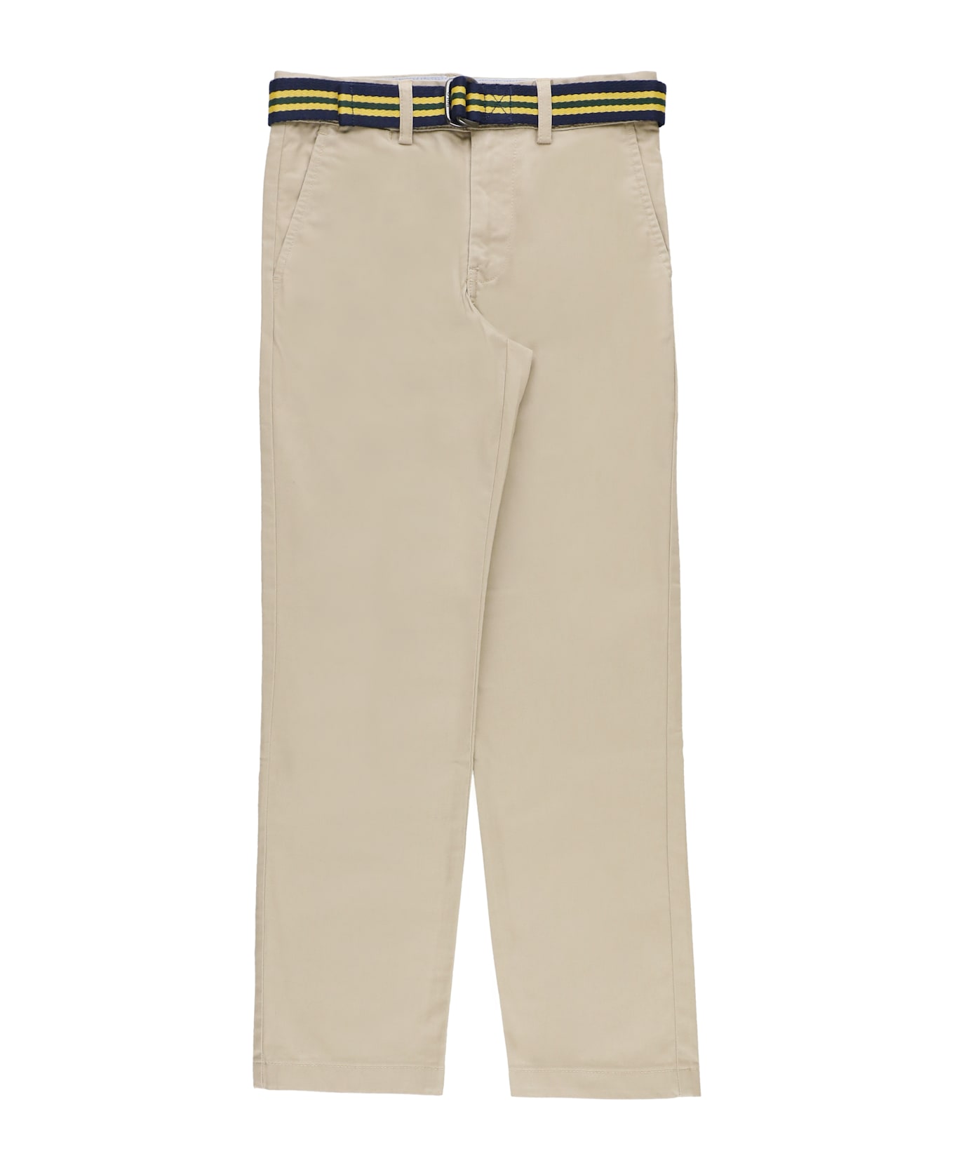 Ralph Lauren Cotton Trousers - Beige
