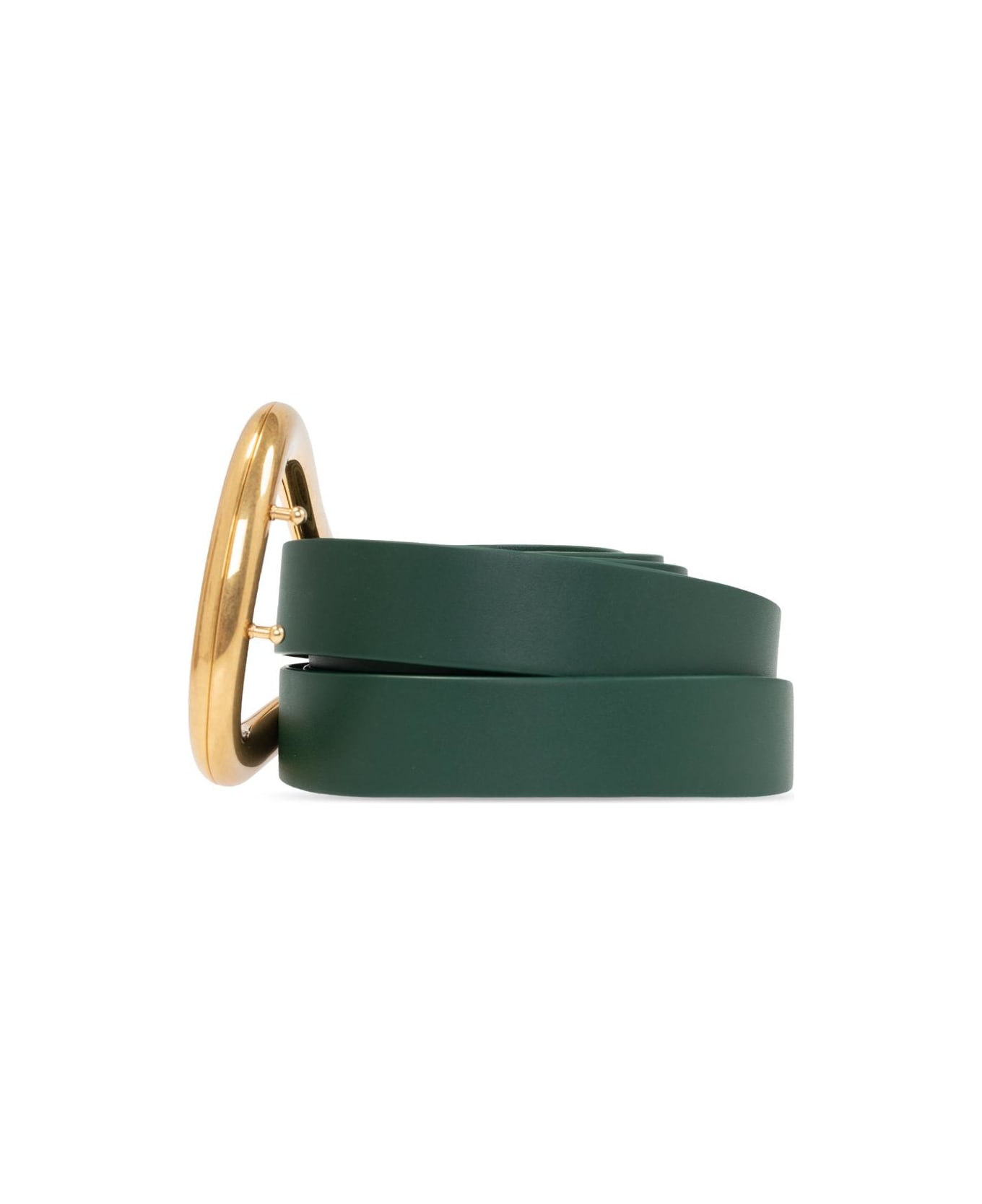 Bottega Veneta Leather Belt - RAINTREE GOLD