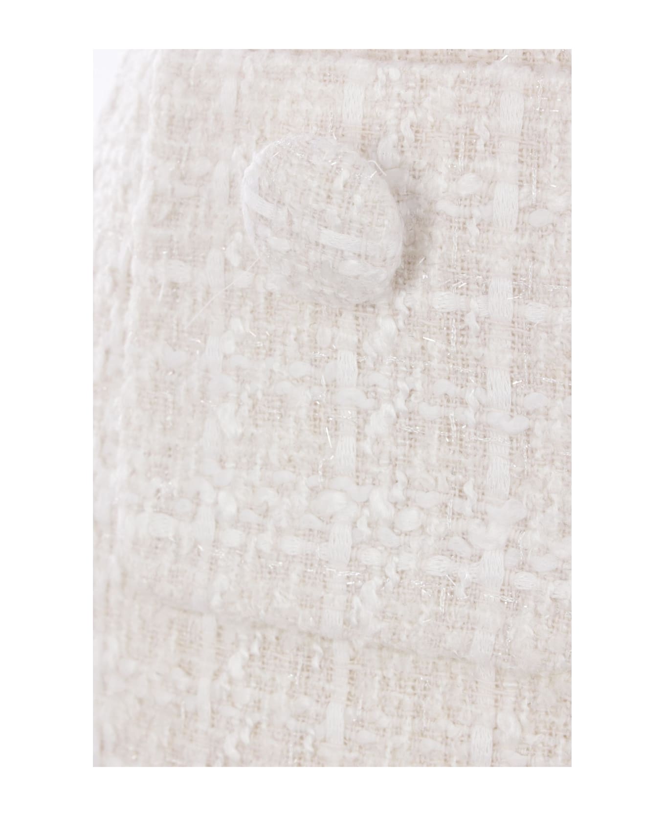 Marc Jacobs Tweed Mini Skirt - Ivory