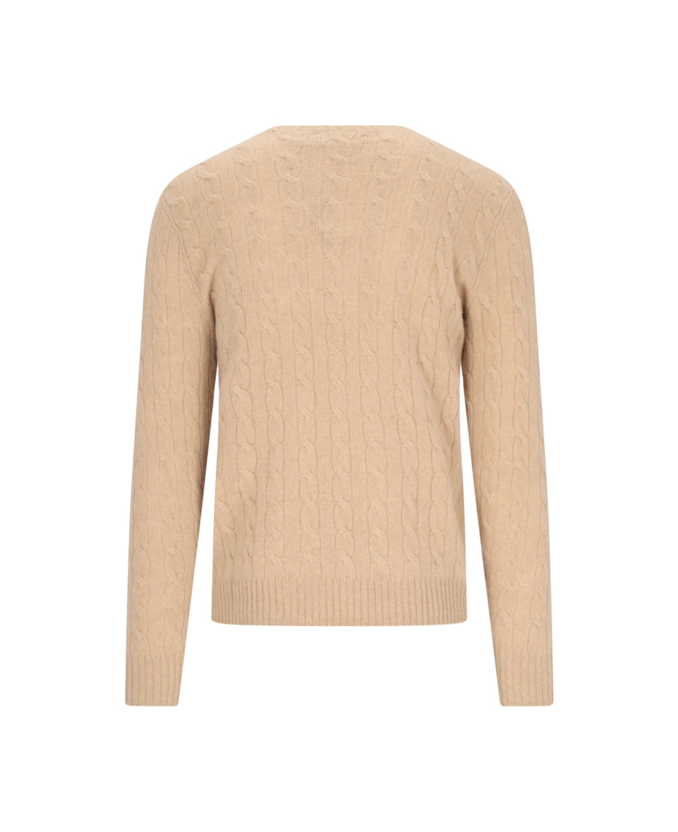 Ralph Lauren Logo Braided Sweater