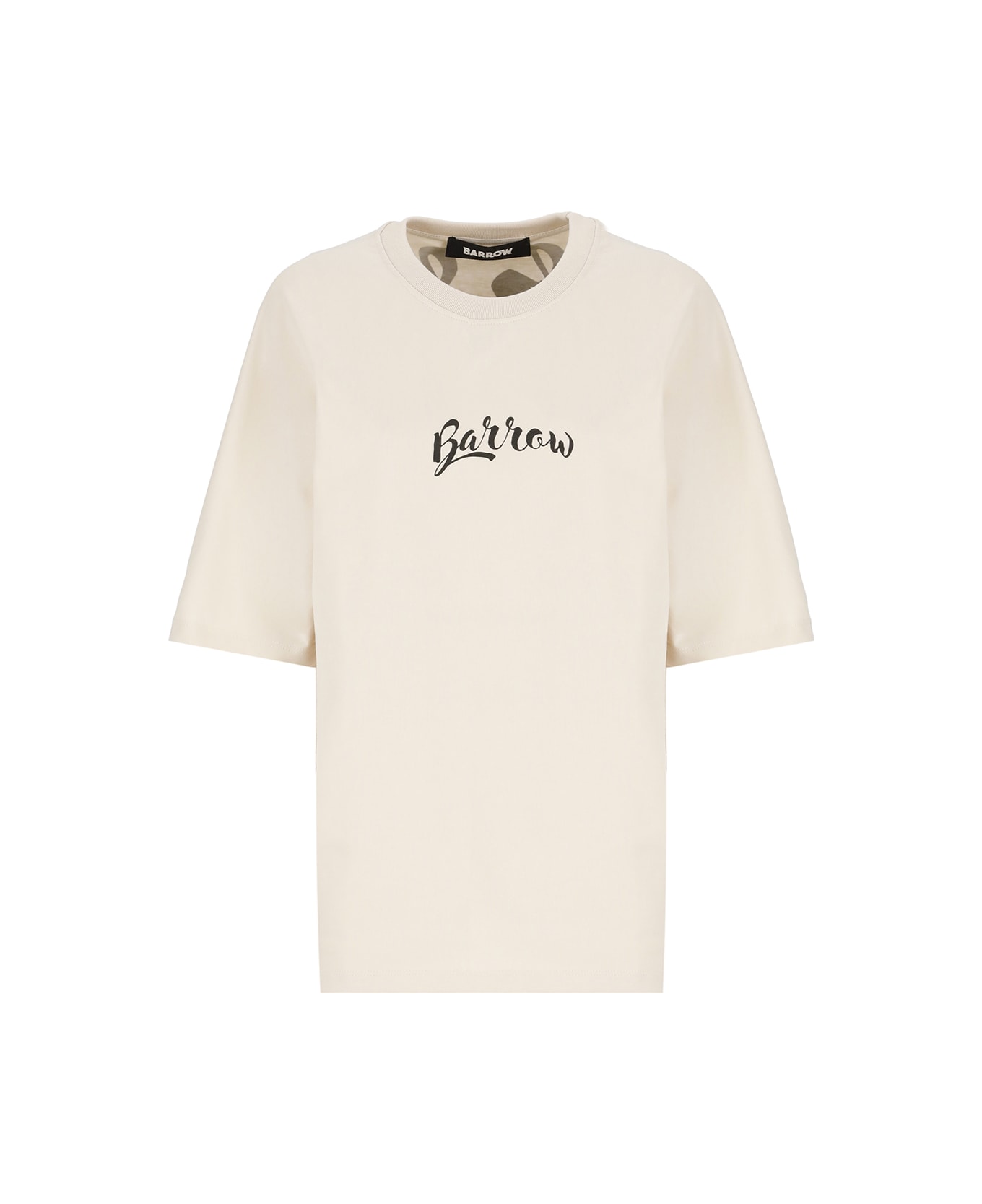 Barrow T-shirt With Logo - Ivory Tシャツ