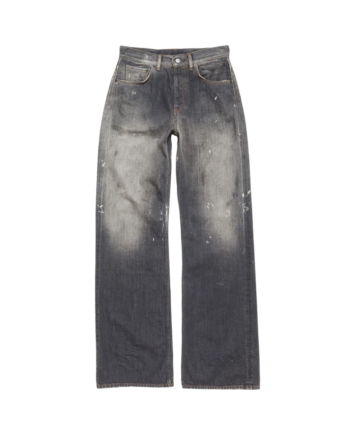 Acne Studios Wide-leg Denim Jeans - Black