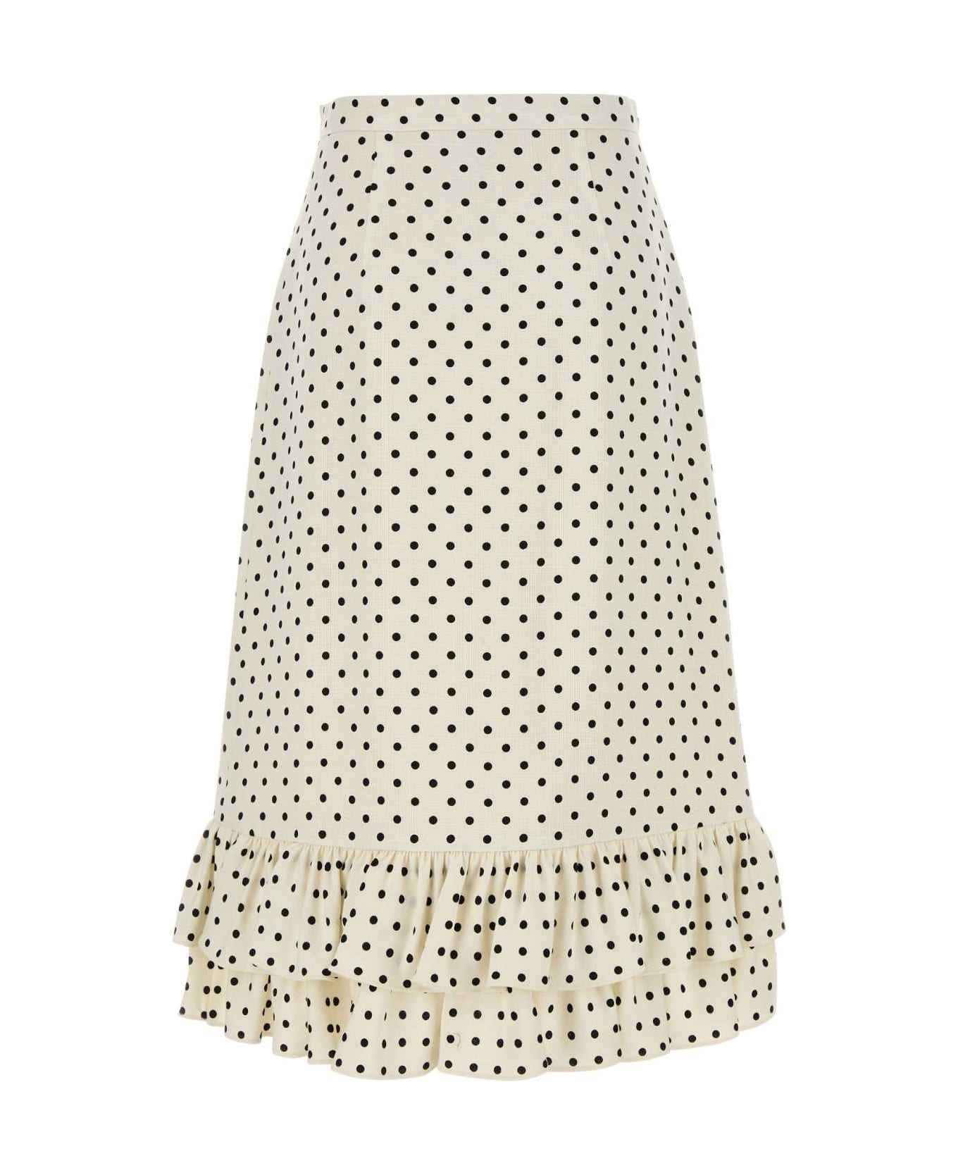Valentino Garavani Printed Viscose Skirt - BETULLANERO