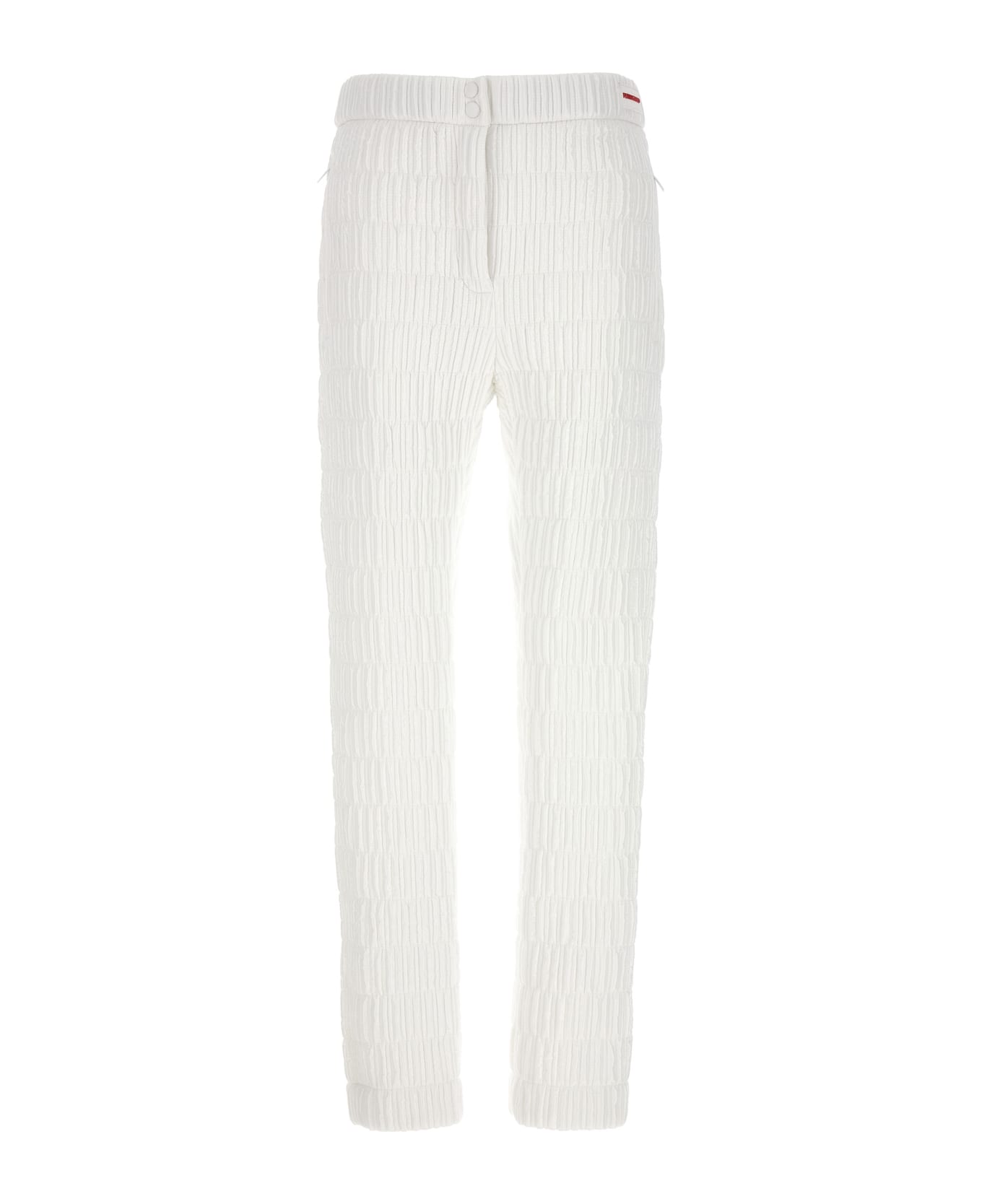 Ferragamo Quilted Pants - White