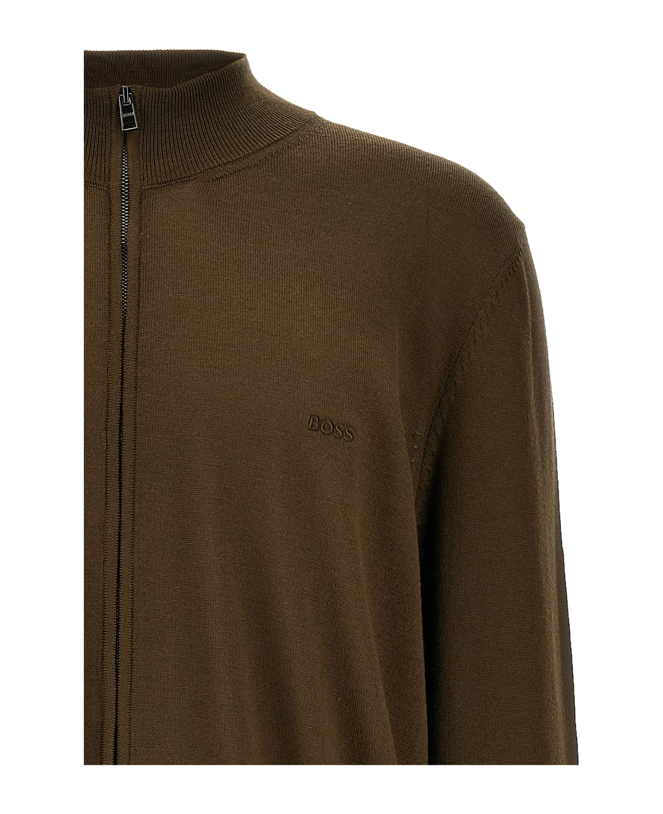 Hugo Boss 'balonso-l' Cardigan - Green