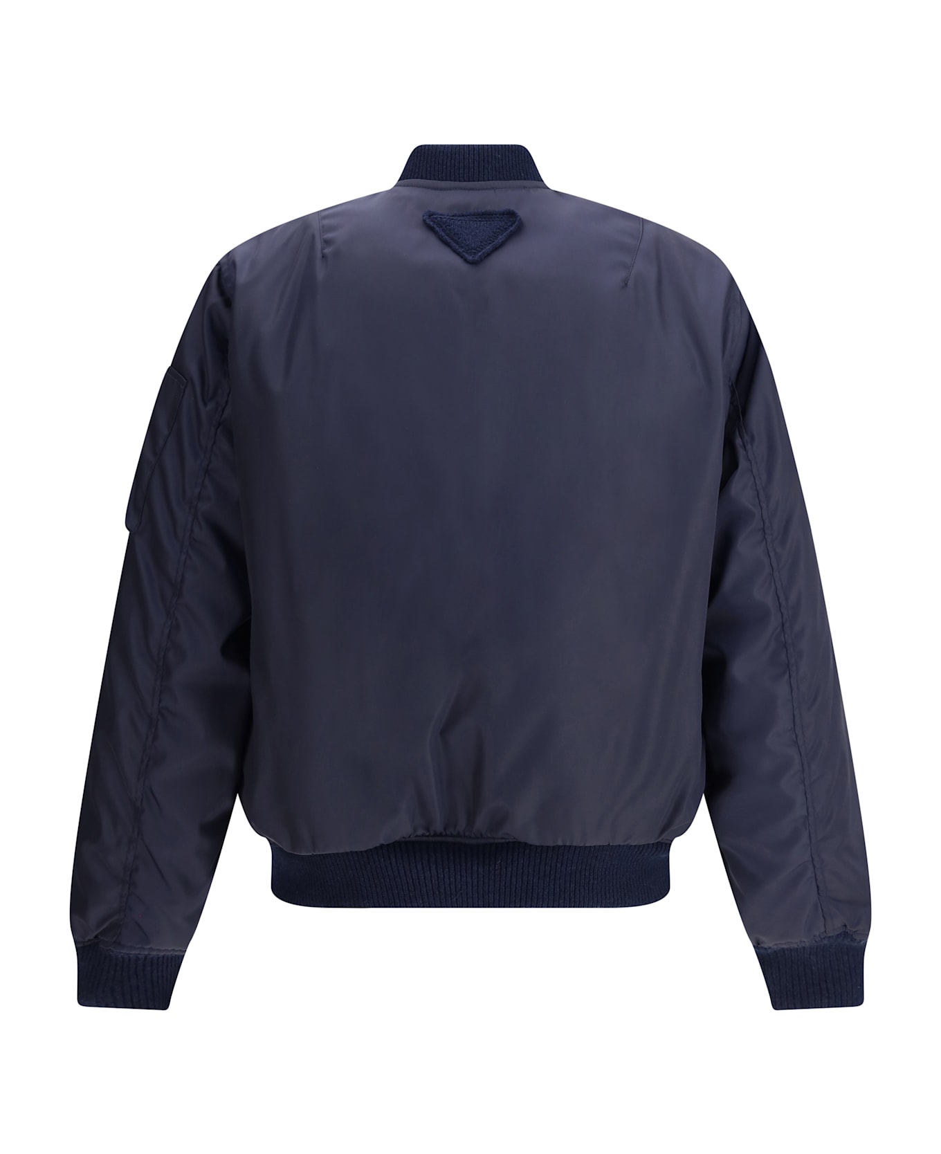 Prada Bomber Jacket With Rib-knit Collar