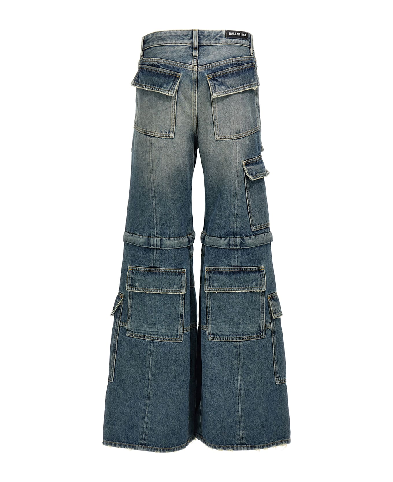 Balenciaga 
cargo Flared
 Jeans - Blue