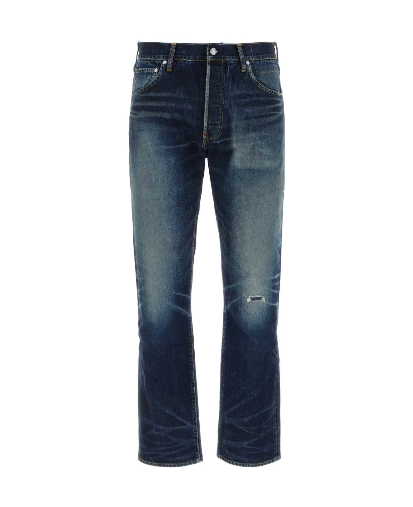 Visvim Dark Blue Denim Jeans - DRY18 デニム