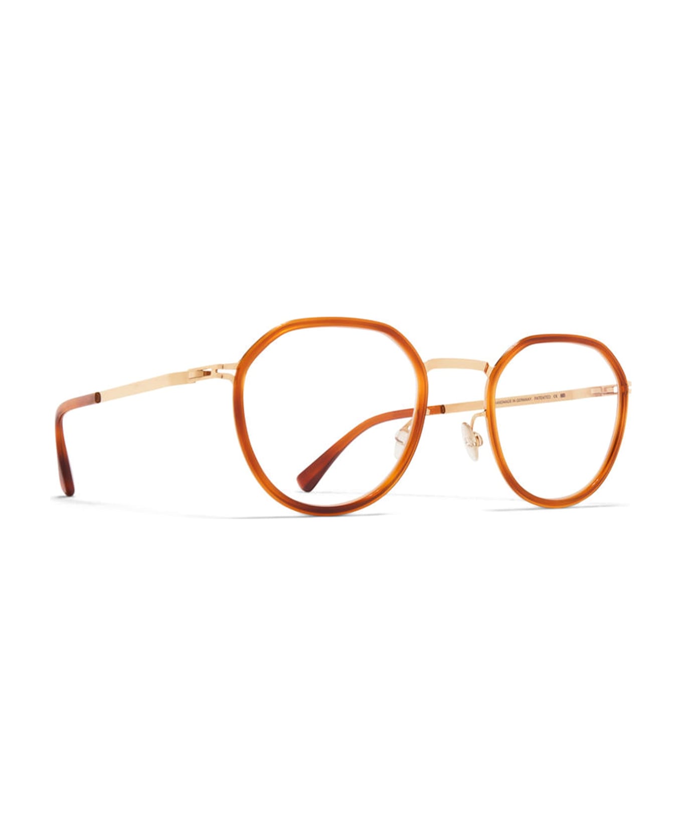 Mykita Justus - A99 Champagne Gold / Soft Havana Rx Glasses - brushed gold/havana